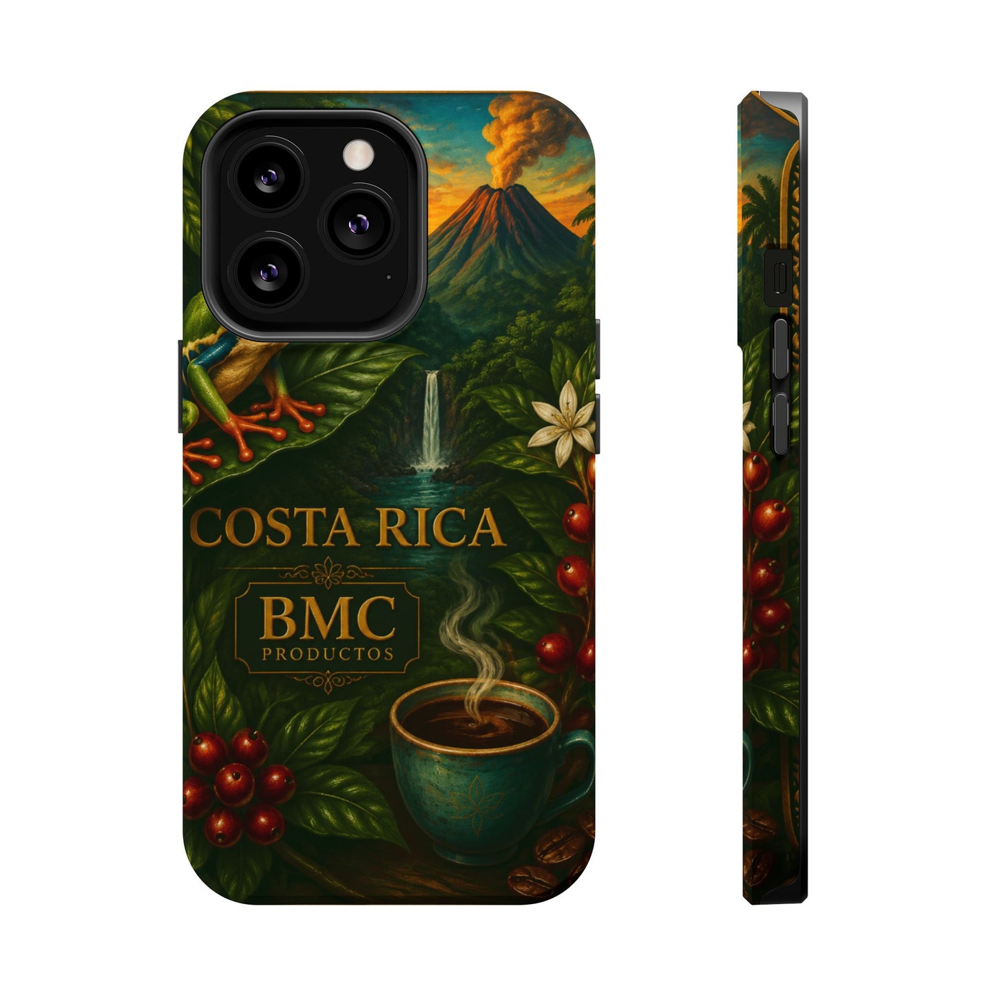 "Funda Magnética Reforzada Magnética Reforzada Costa Rica: Pura Vida entre Volcanes y Selvas 🌋🌴🦜"