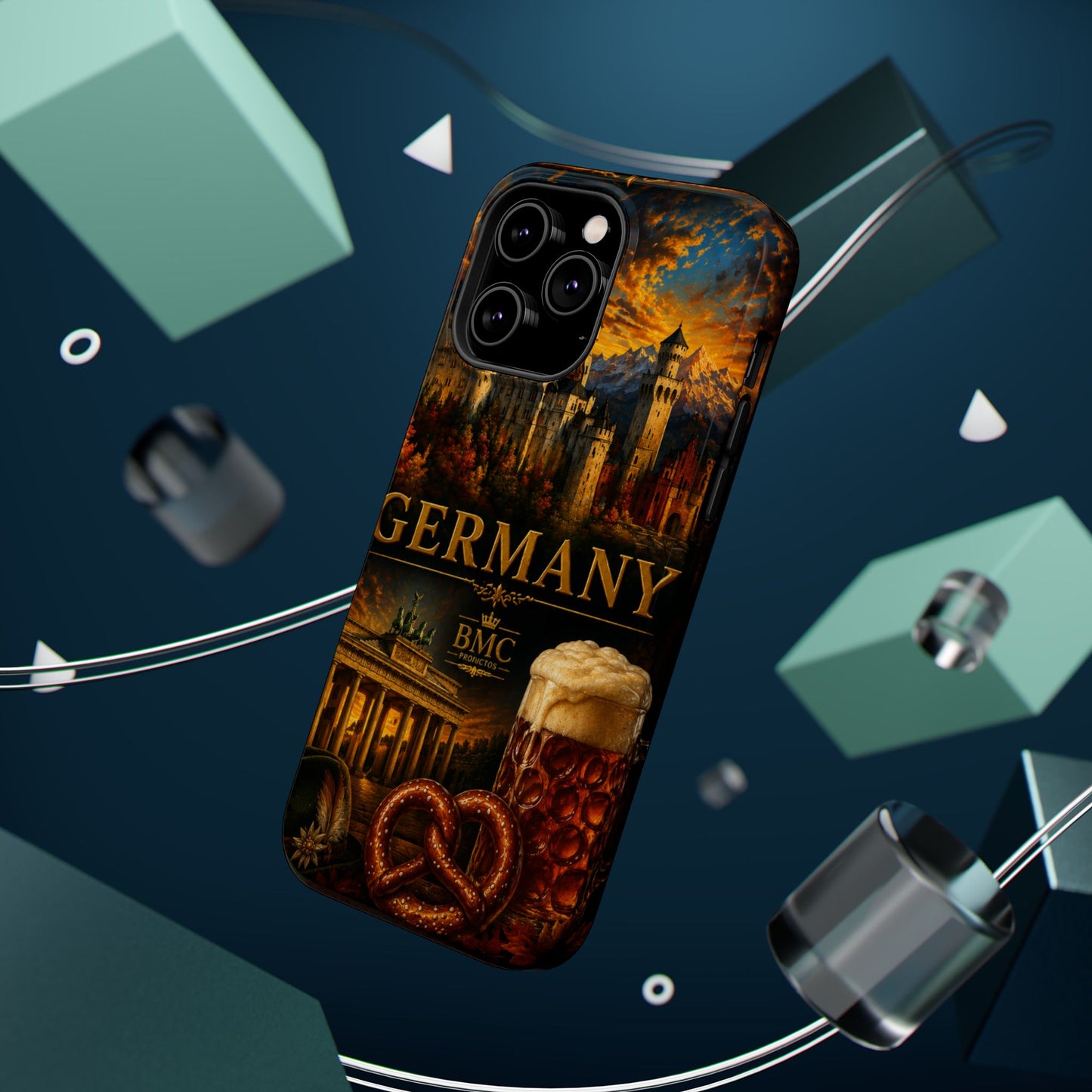 "Funda Magnética Reforzada Alemania: Fortaleza, Historia y Tradición 🎖️🏰🍺"