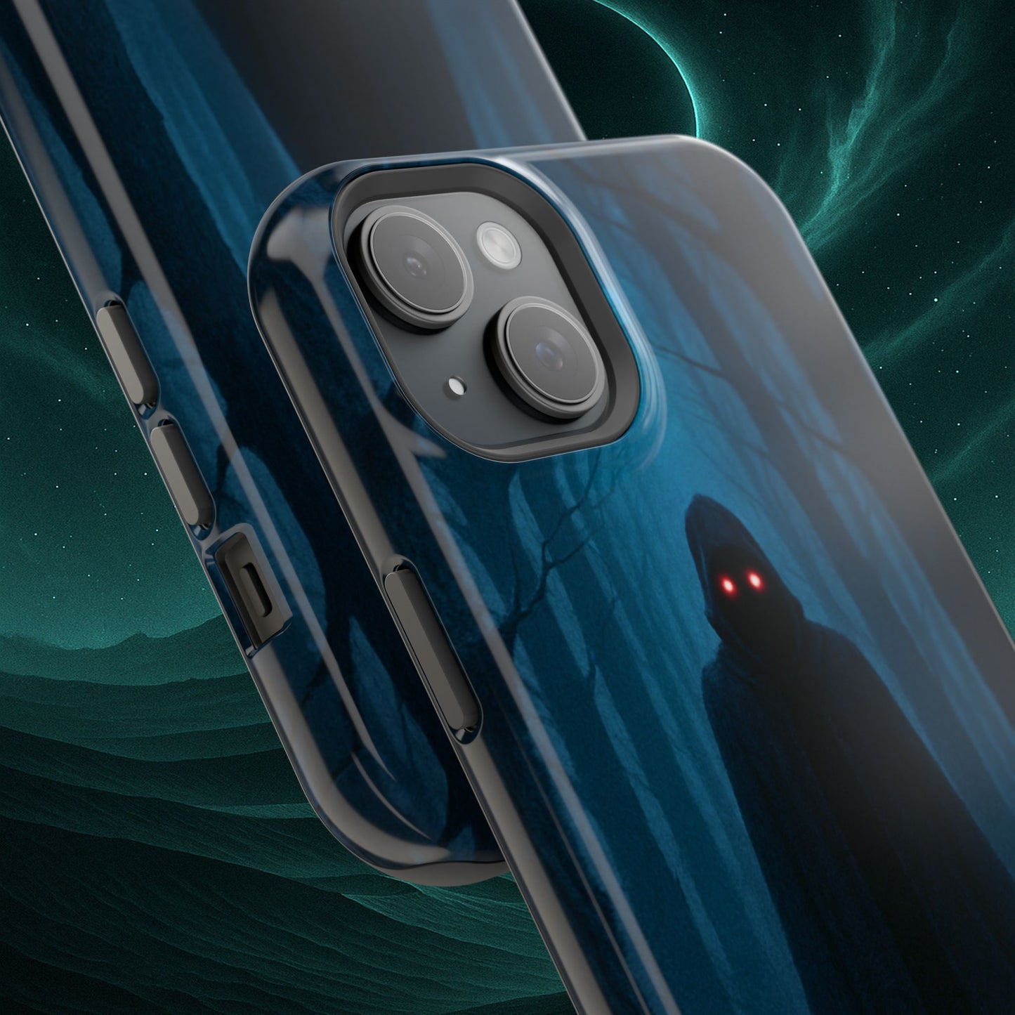 "Funda Magnética Reforzada🖤 El Vigía del Bosque Oscuro"