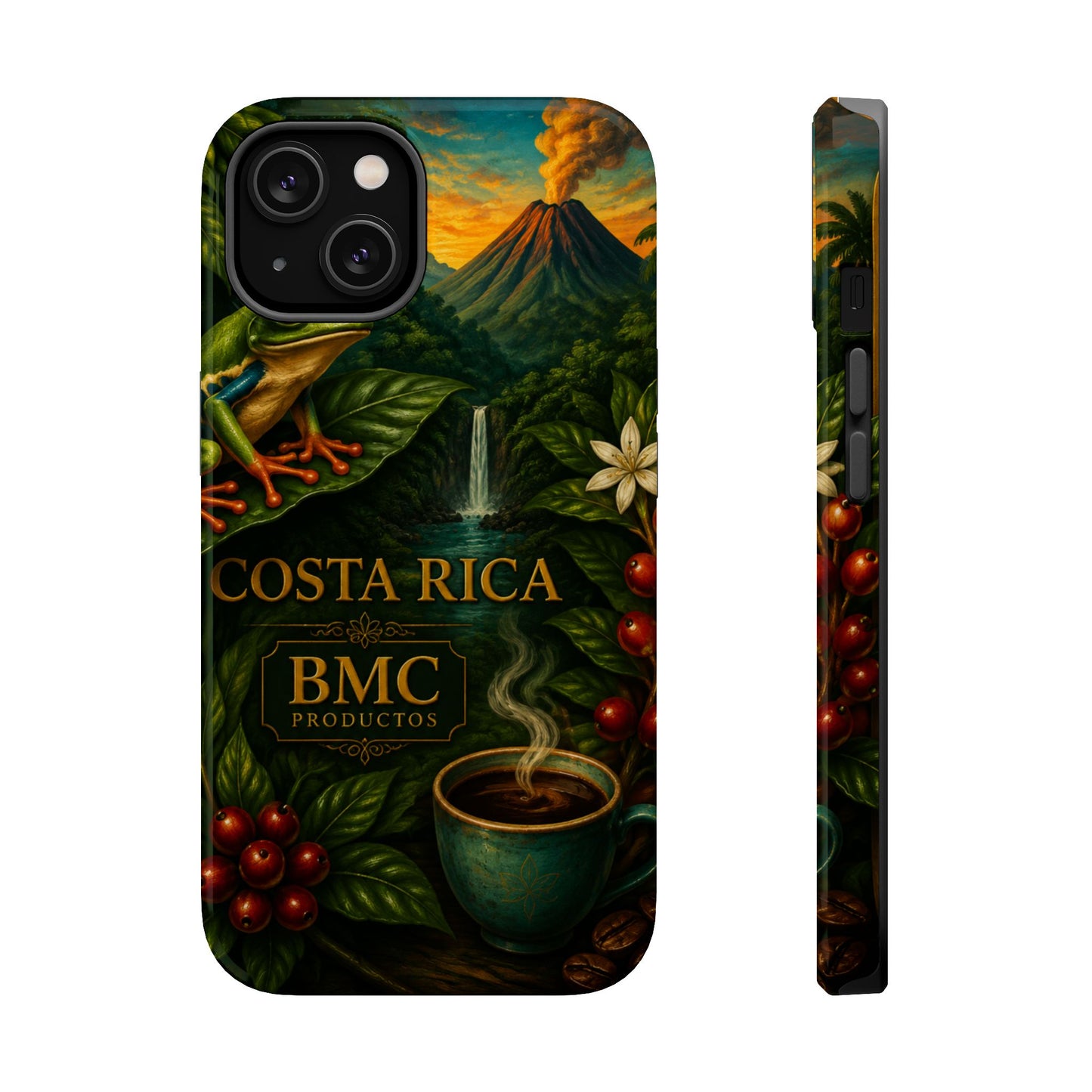 "Funda Magnética Reforzada Magnética Reforzada Costa Rica: Pura Vida entre Volcanes y Selvas 🌋🌴🦜"