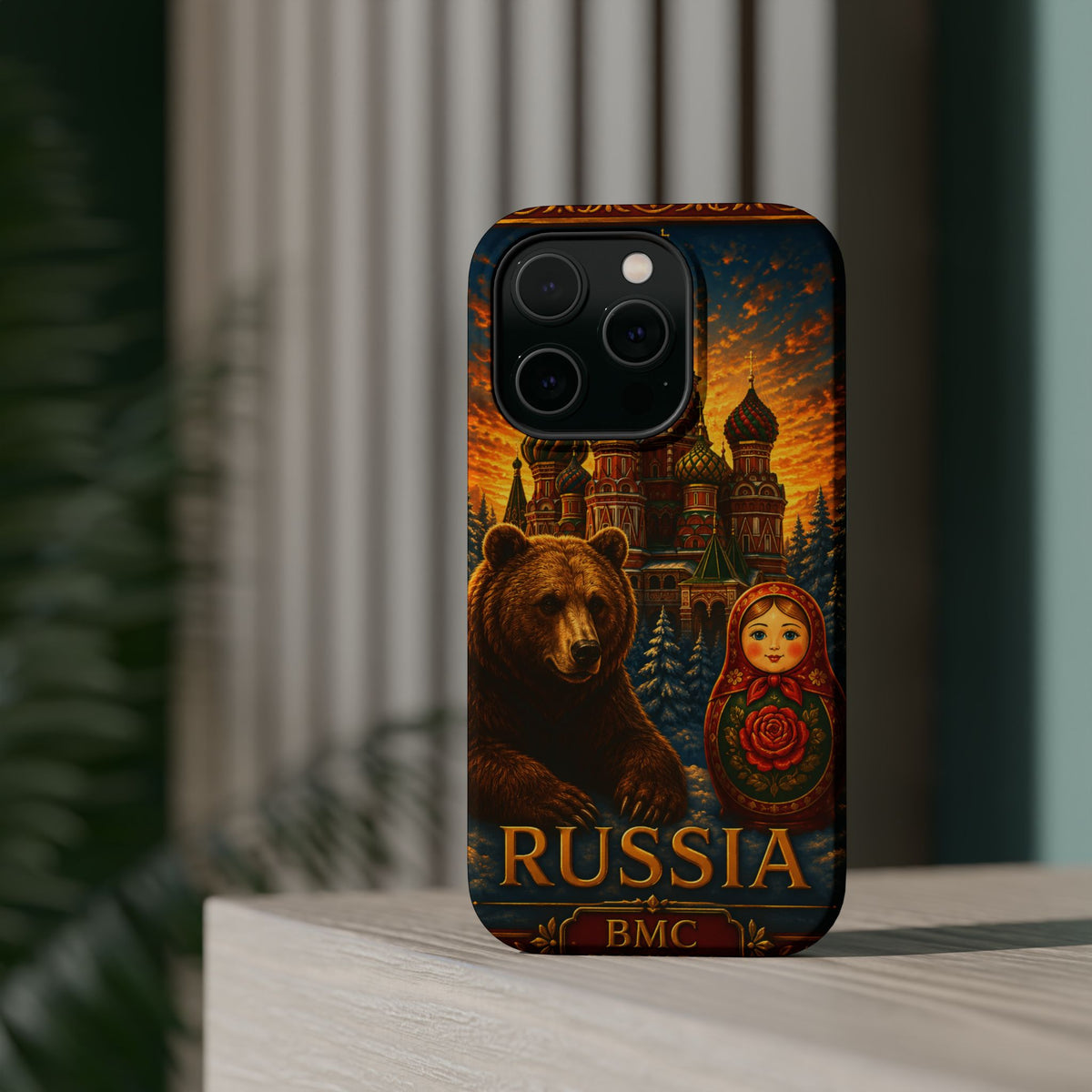 "Reinforced Magnetic Case Russia❄️ – Land of history, mystery, and grandeur"