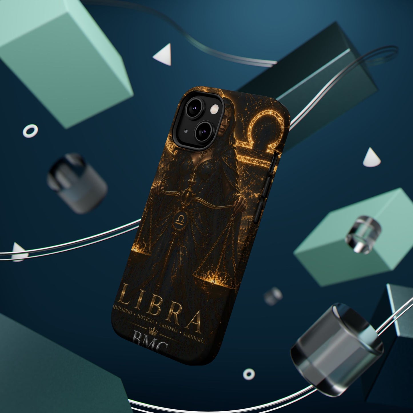 "Funda Magnética Reforzada libra– La Guardiana del Equilibrio"