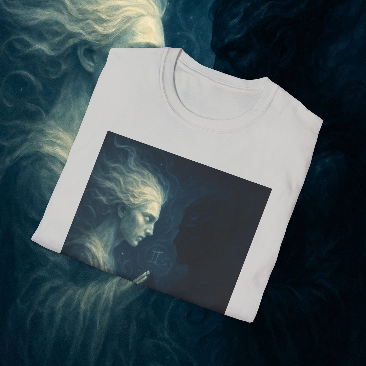 "Camiseta ♊ Géminis — Reflejo del alma dividida"
