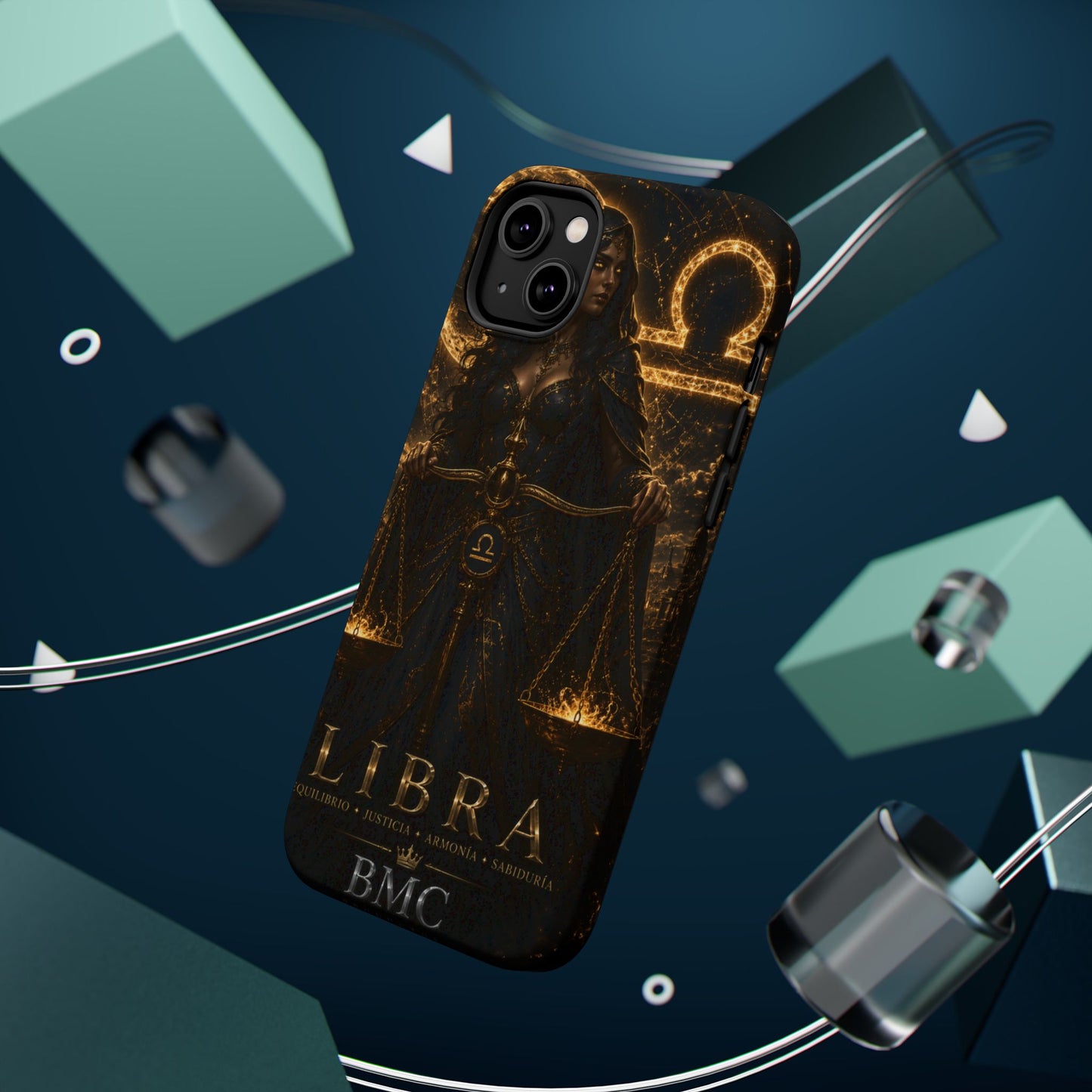 "Funda Magnética Reforzada libra– La Guardiana del Equilibrio"