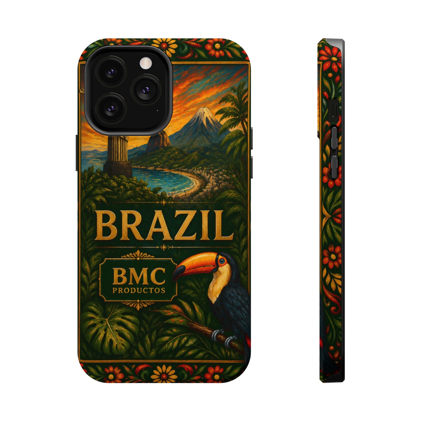 "Funda Magnética Reforzada Magnética Reforzada Brasil: Ritmo, Naturaleza y Alegría Infinita 🎶🌴🏖️"