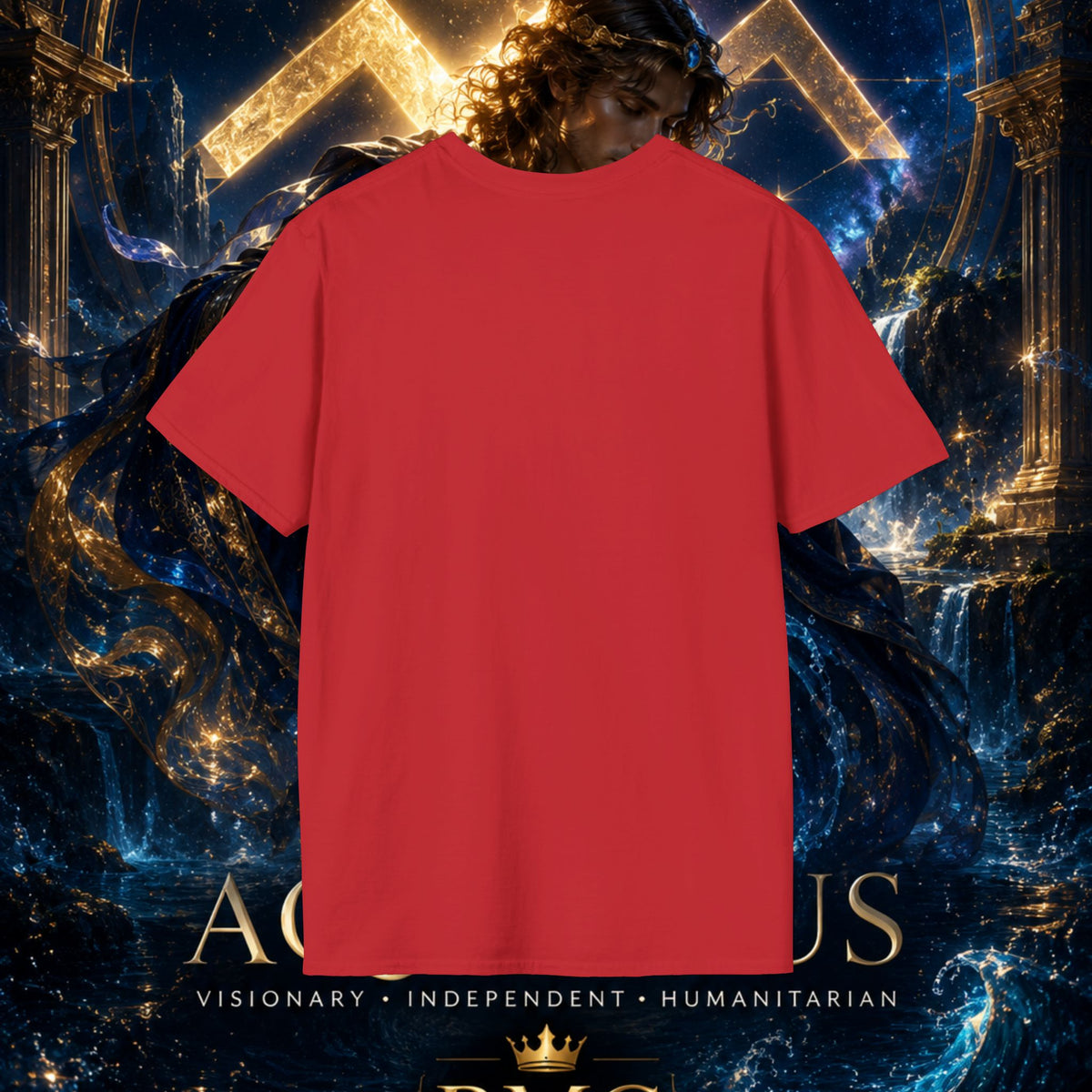 "Camiseta ♒ ACUARIO – El Visionario del Cielo y el Agua"