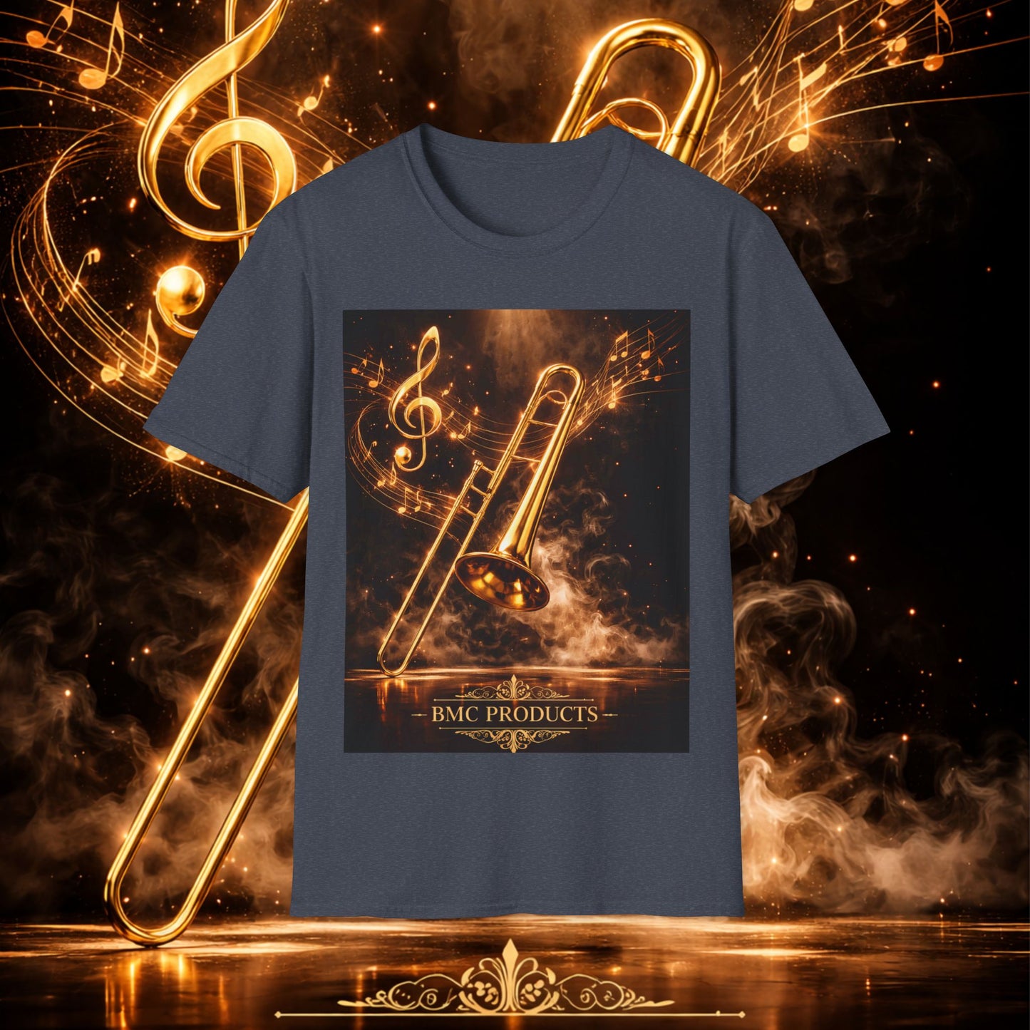 "Camiseta Trombón 🎷🔥No todos los fuegos hacen ruido… algunos tocan el alma.” 🔥🎷