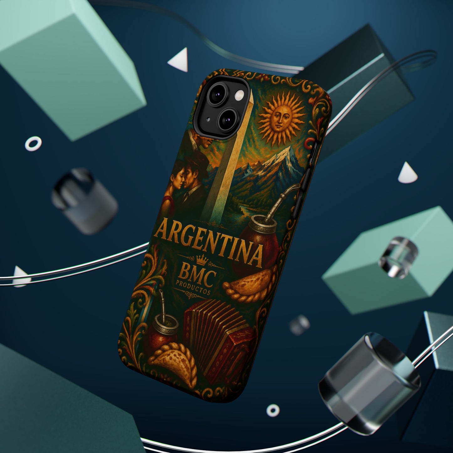 "Funda Magnética Reforzada Argentina: Pasión, Tradición y Tierra de Sueños🔥🏞️"
