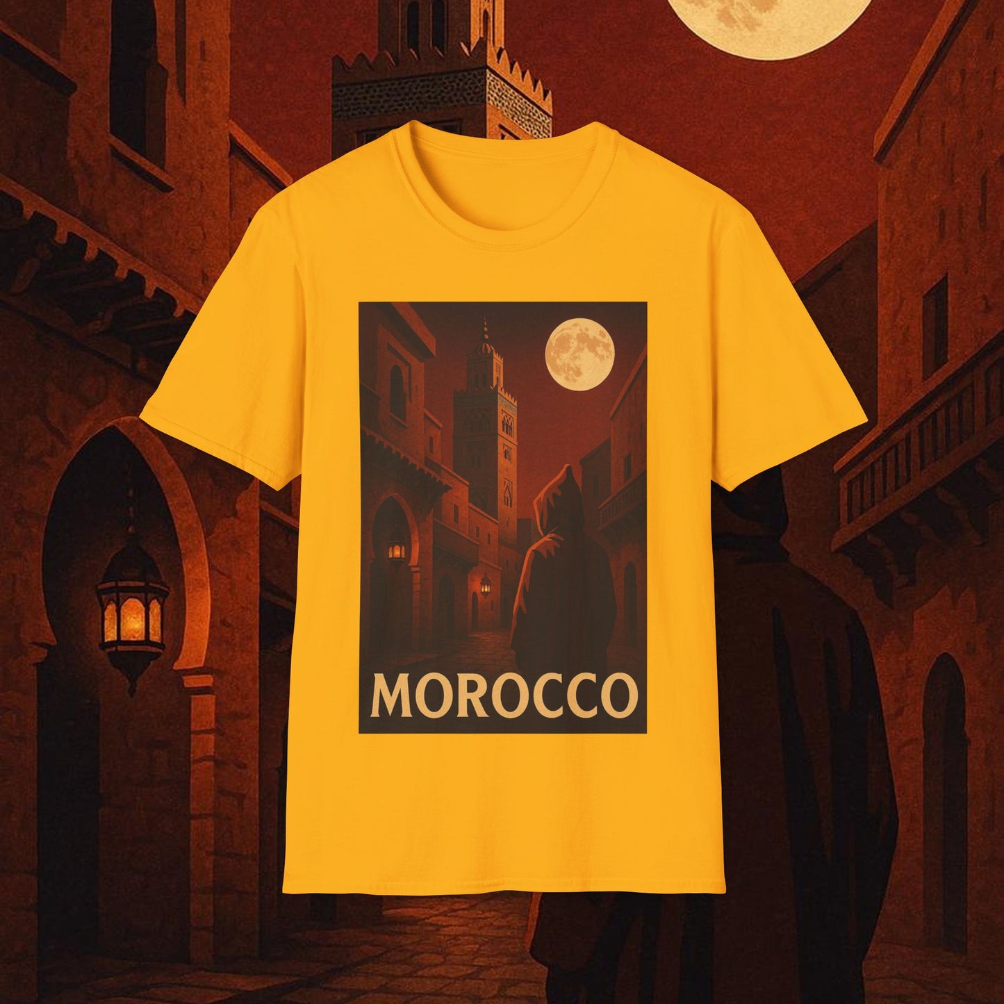 "Camiseta  Marruecos: Magia del Desierto y Ciudades de Mil Colores 🐪🏜️🕌"