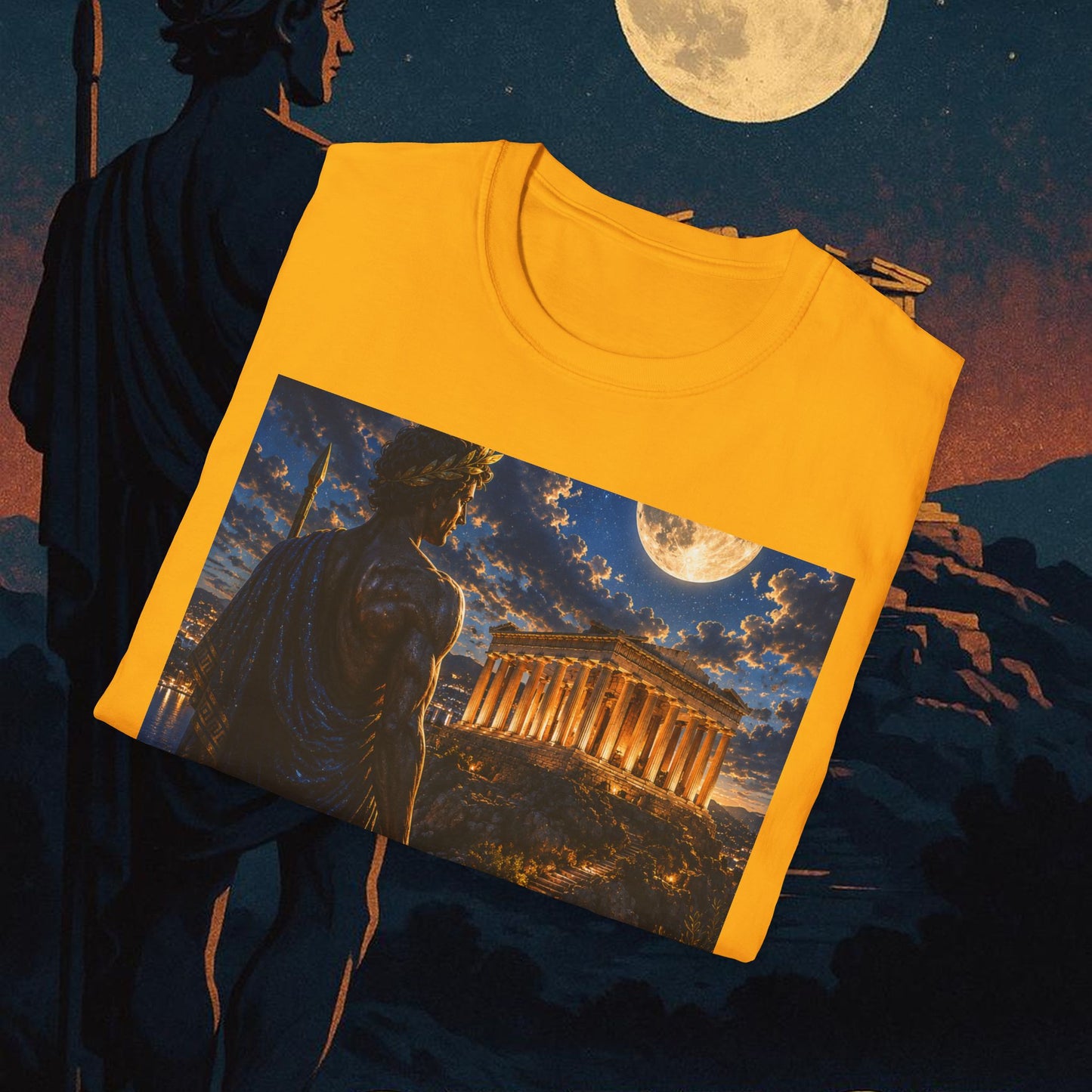 "Camiseta Grecia: Cuna de Dioses, Maravillas y Filosofía 🌊🏛️⚡"