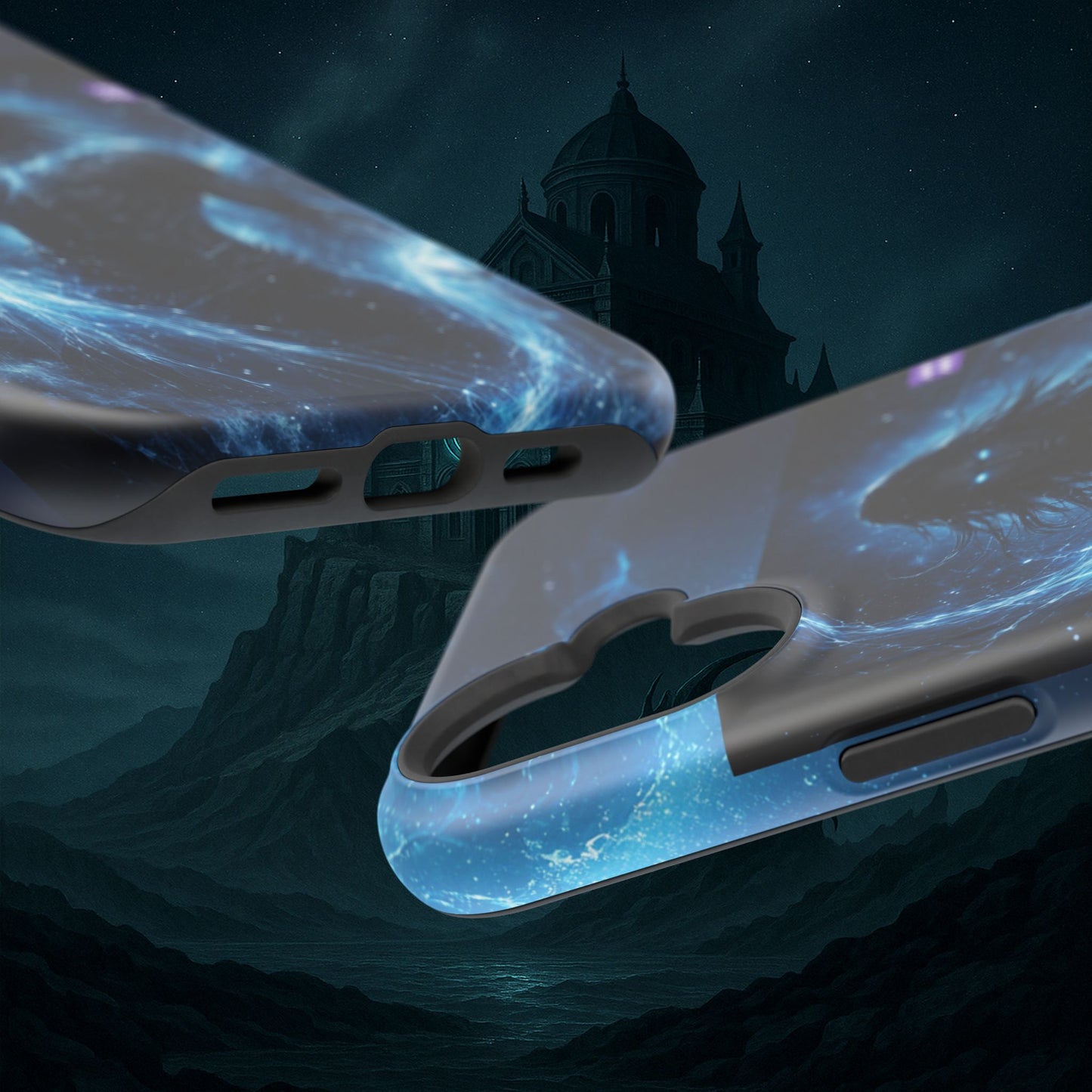 "Funda Magnética Reforzada♒ ACUARIO – El Visionario del Cielo y el Agua"