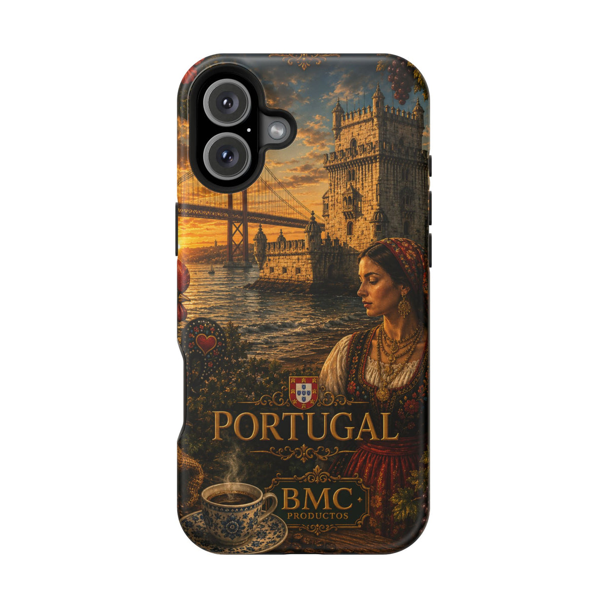 "Reinforced Magnetic Case Portugal: Atlantic Charm, Fados and Azulejos 🌊🎶🧿"