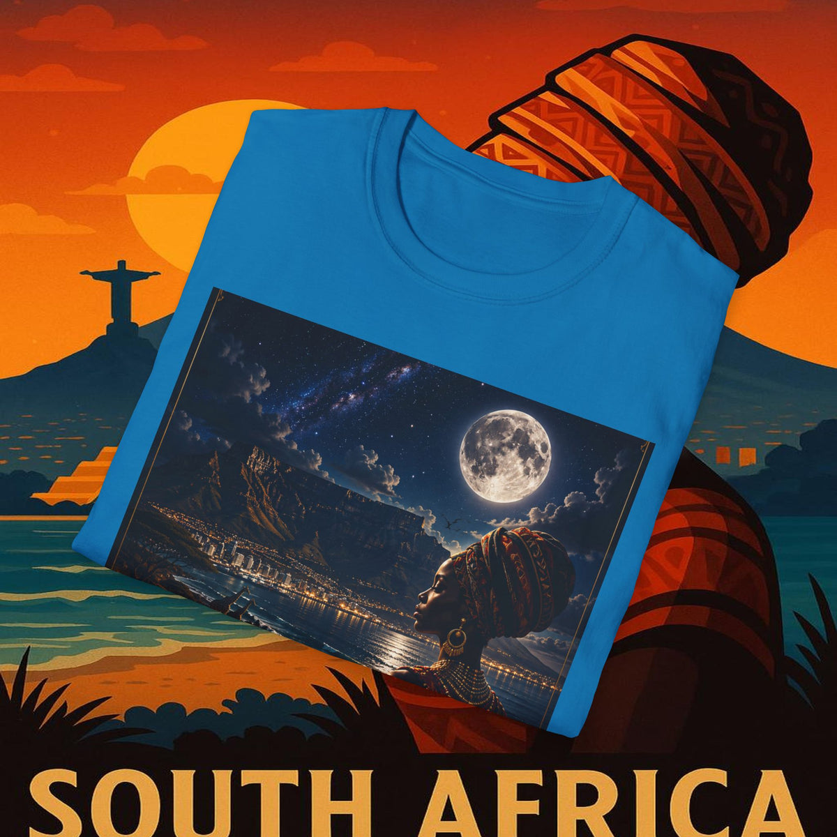 "Camiseta Sudáfrica 🌍 – Un mundo de aventuras y diversidad"