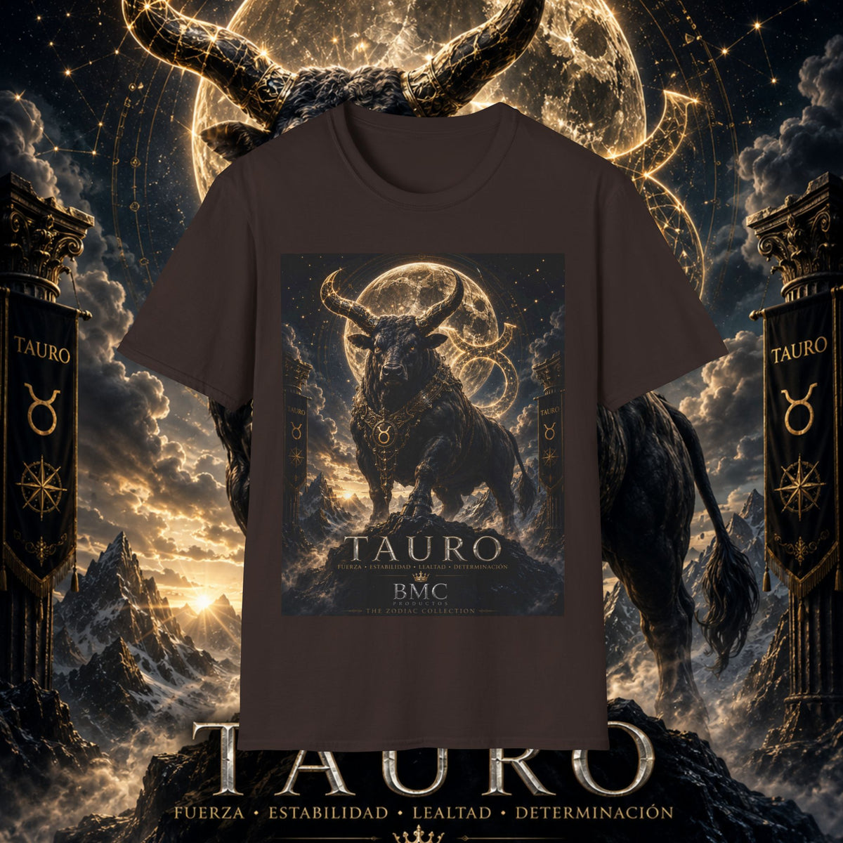 "Camiseta ♉ Tauro — Fuerza silenciosa de la tierra"