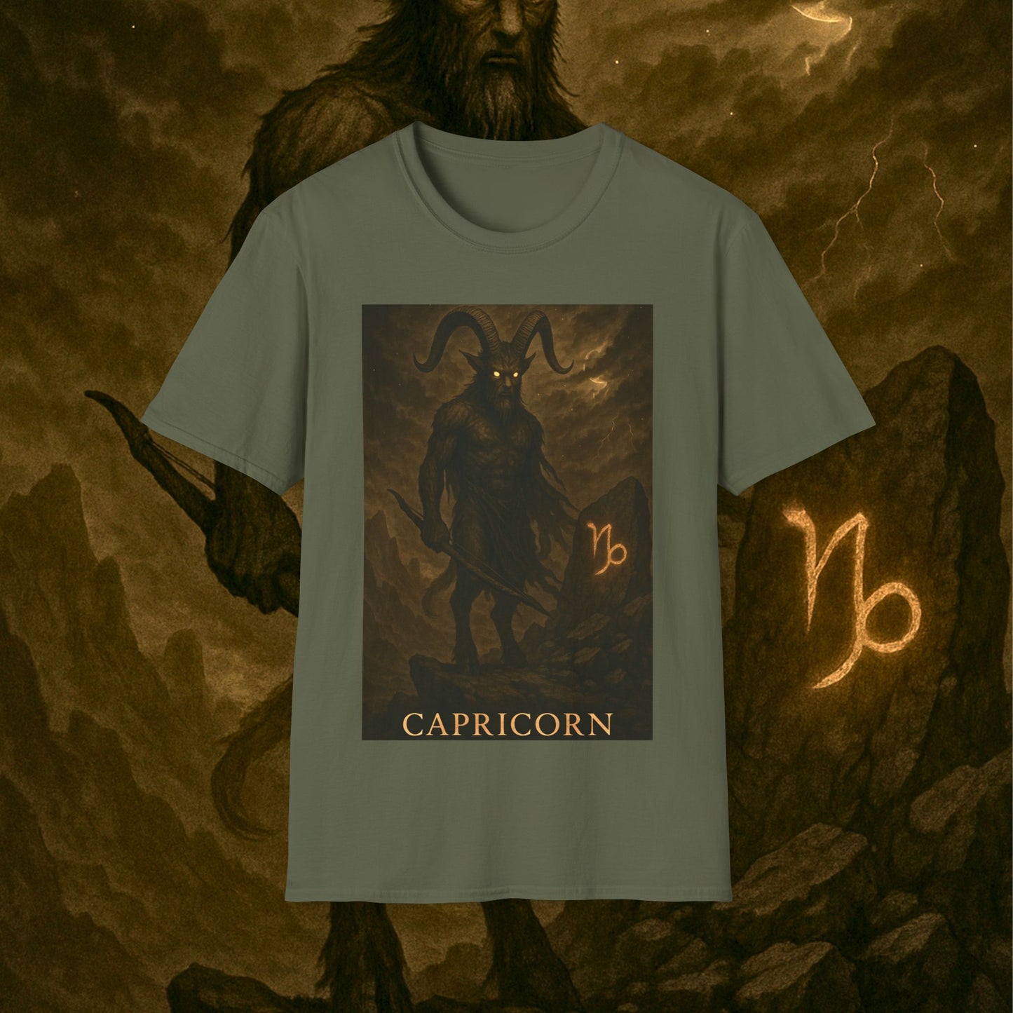 "Camiseta ♑ Capricornio – El Guardián de las Cumbres"