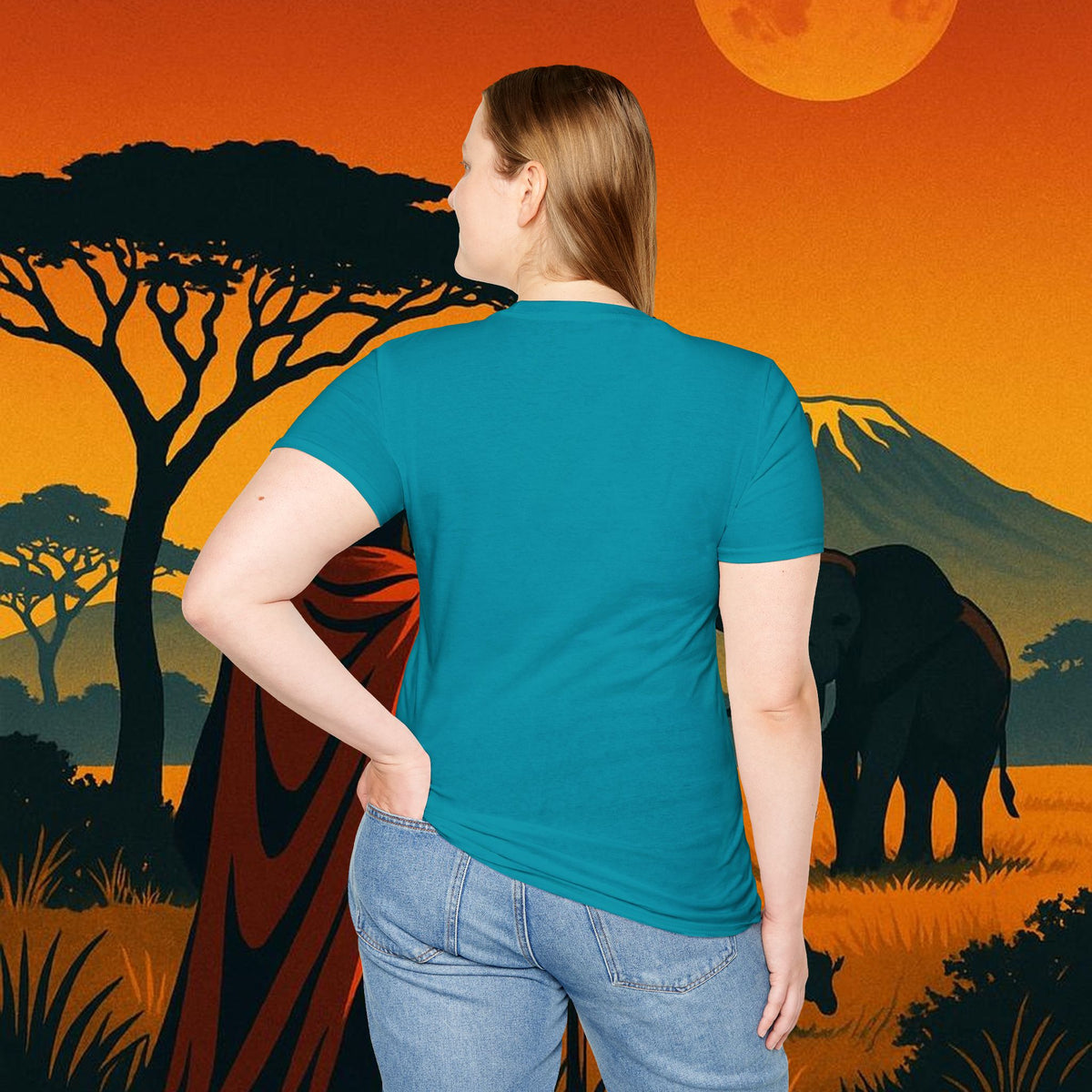 "Camiseta Kenia: Aventura Salvaje y Tierra de Horizontes Infinitos 🦁🌄🏕️"
