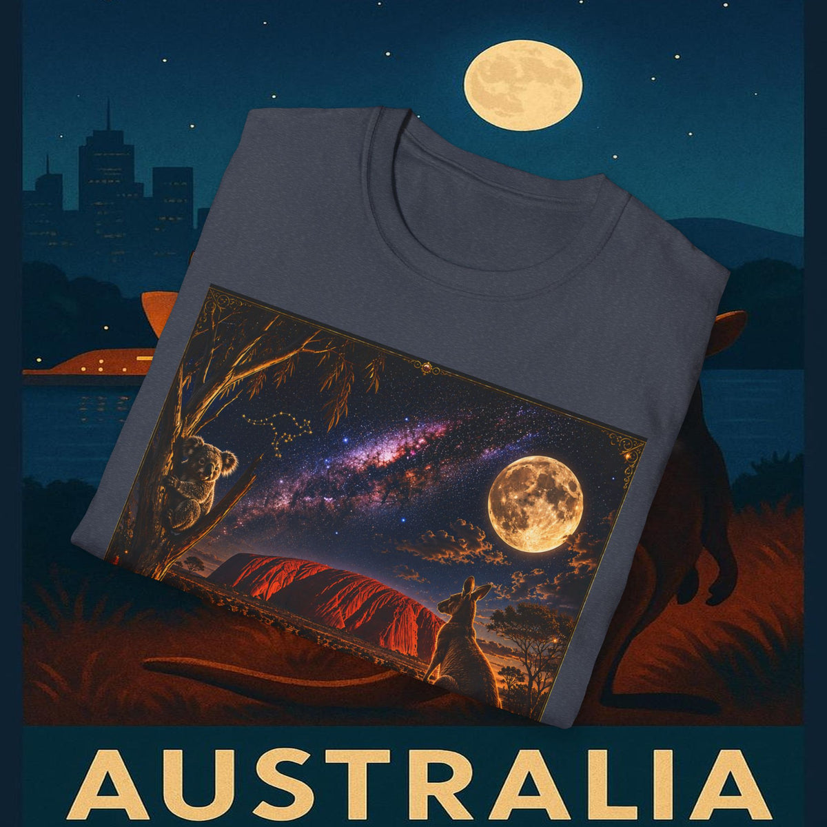 "Camiseta Australia 🌞 – Tierra de maravillas naturales y espíritu libre"
