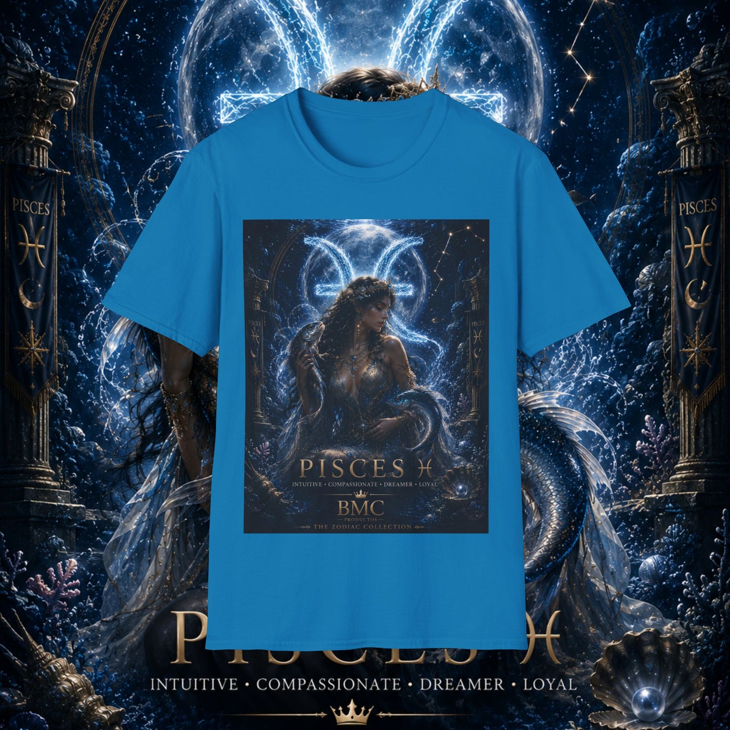 "Camiseta Piscis M — La Guardiana de las Profundidades"