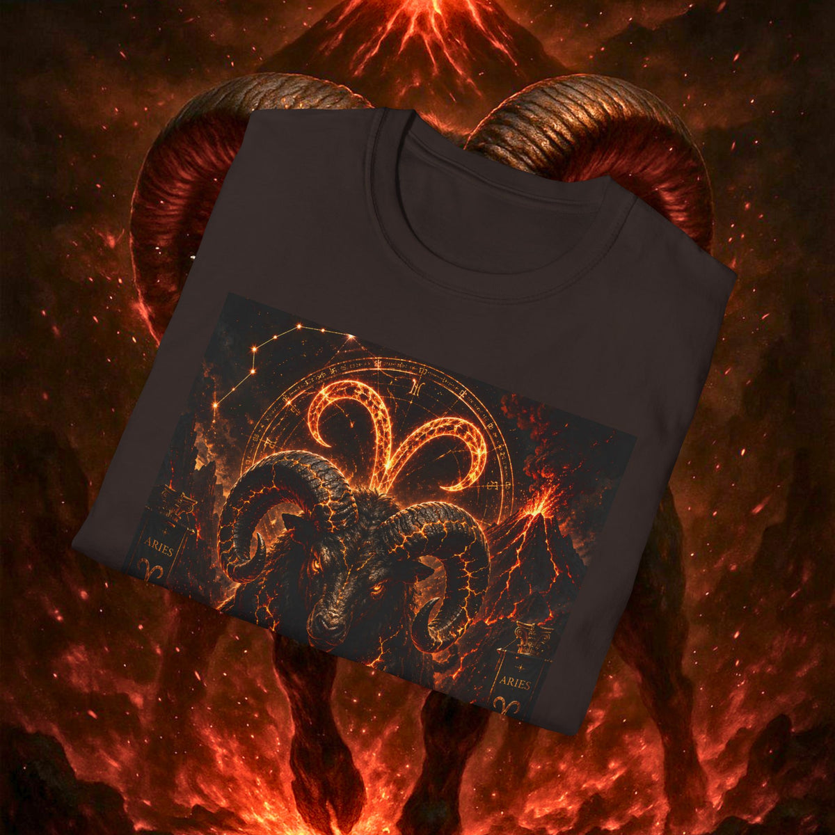 "Camiseta ♈ Aries — Espíritu de fuego"