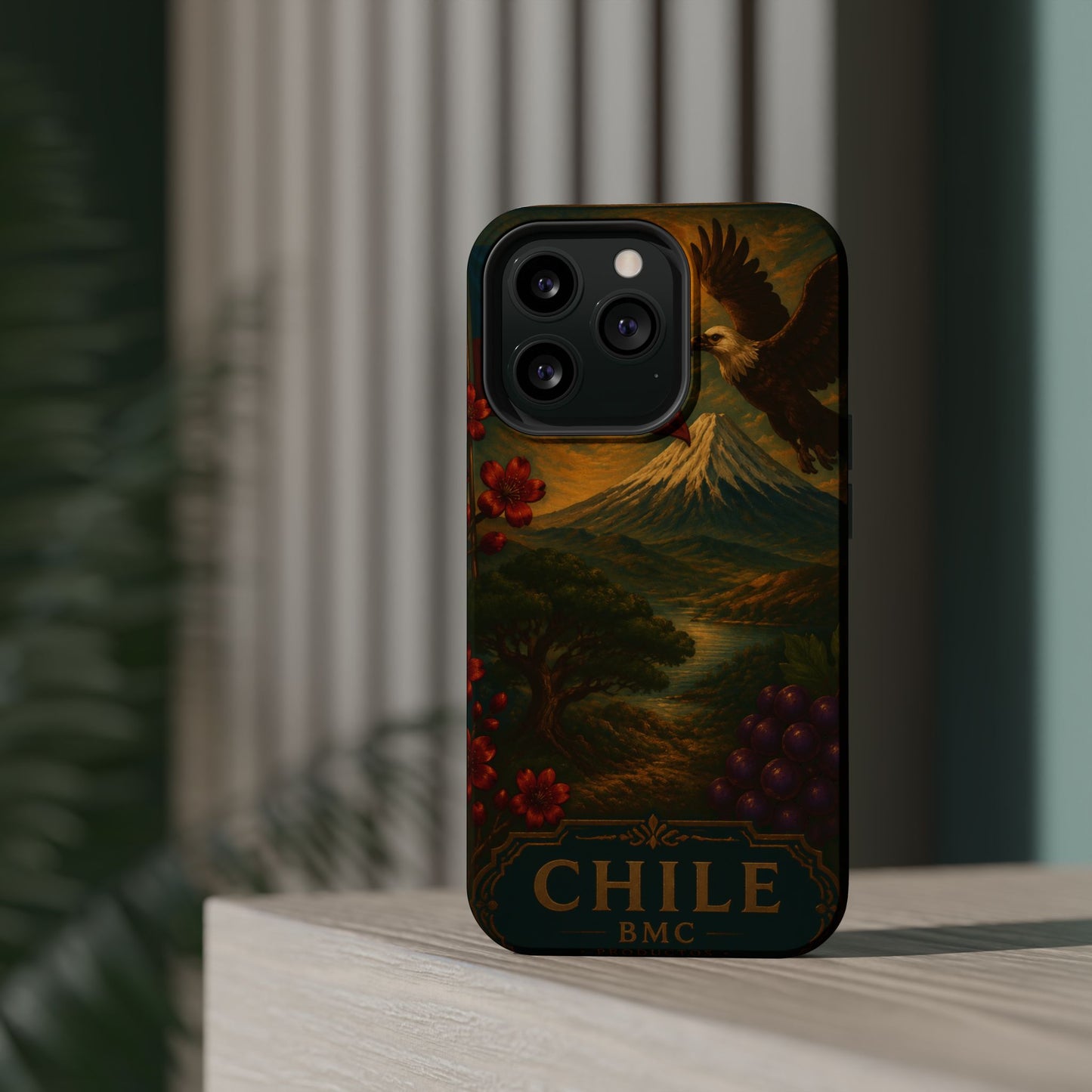 "Funda Magnética Reforzada Magnética Reforzada Chile: Naturaleza Indómita y Horizontes Eternos 🏔️🍇🏜️"