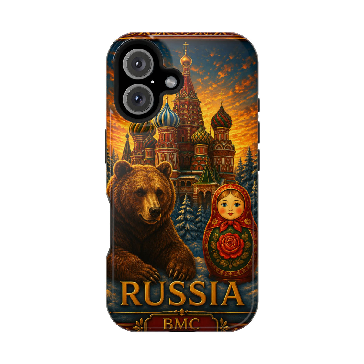 "Reinforced Magnetic Case Russia❄️ – Land of history, mystery, and grandeur"
