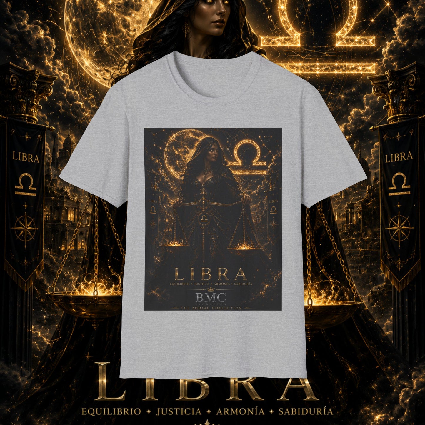 "Camiseta LIBRA – La Guardiana del Equilibrio"