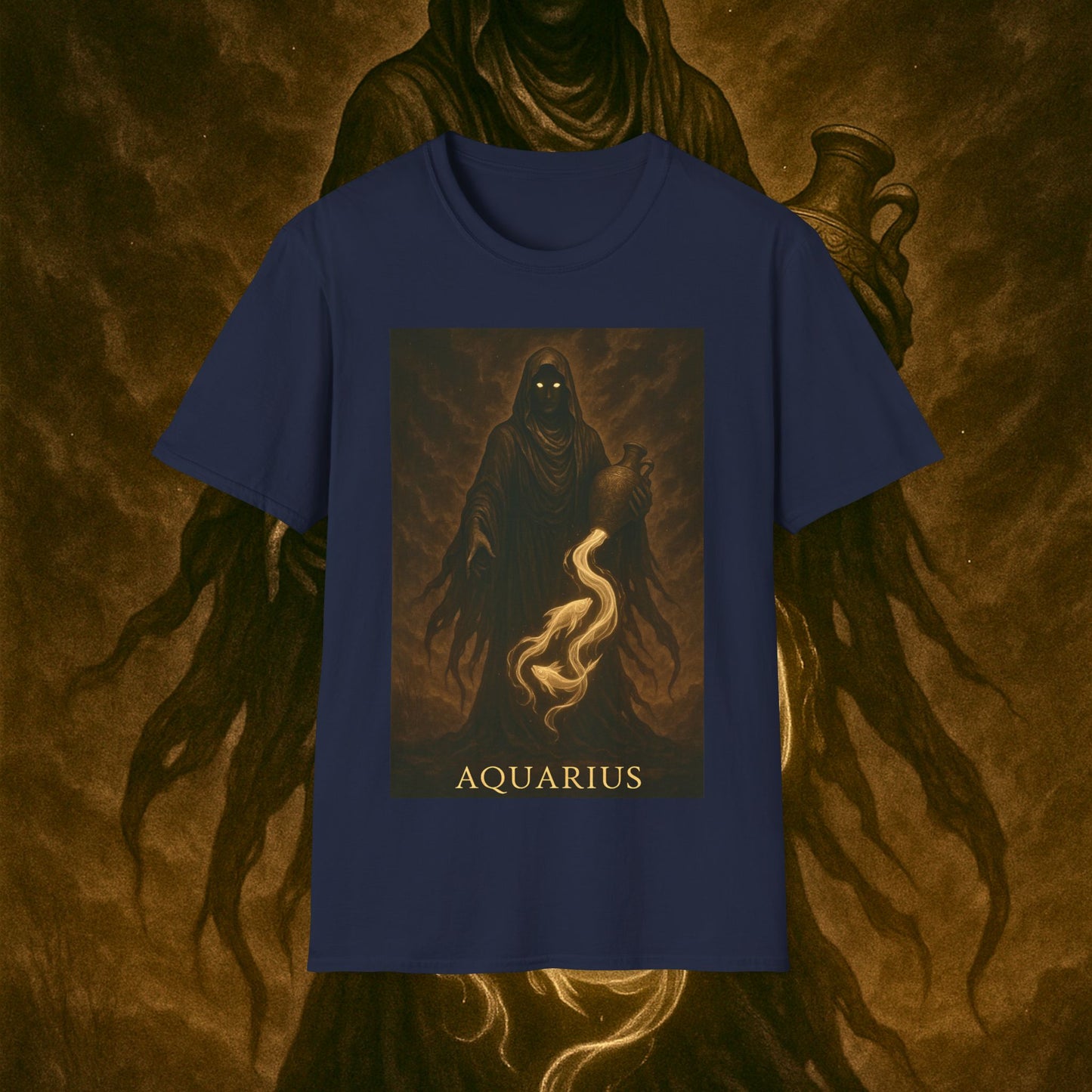 "Camiseta ♒ ACUARIO – El Visionario del Cielo y el Agua"