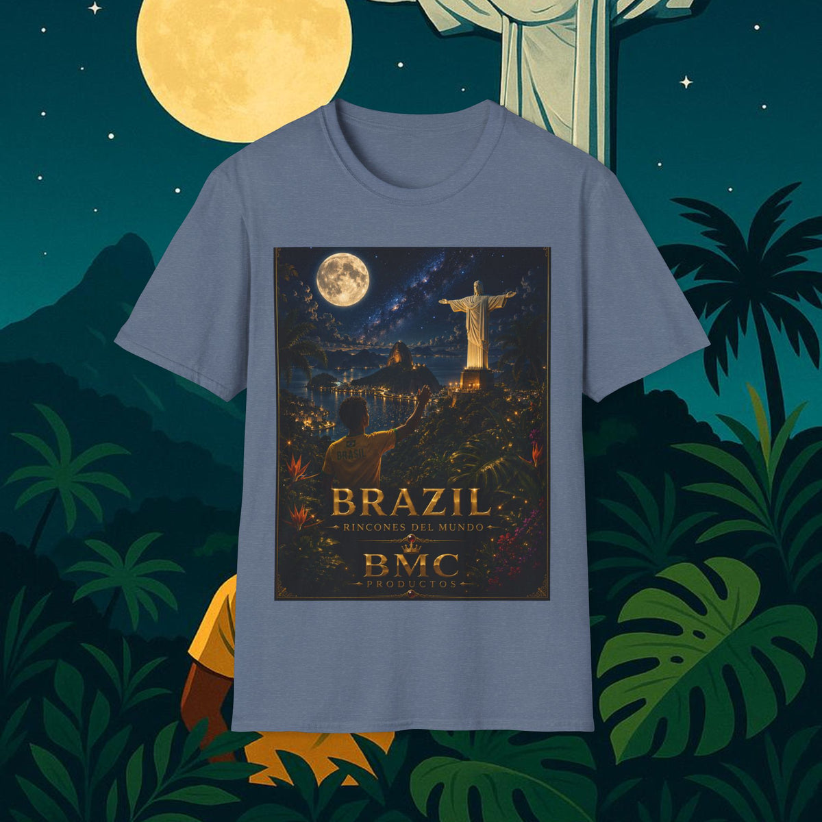 "Camiseta Brasil: Ritmo, Naturaleza y Alegría Infinita 🎶🌴🏖️"