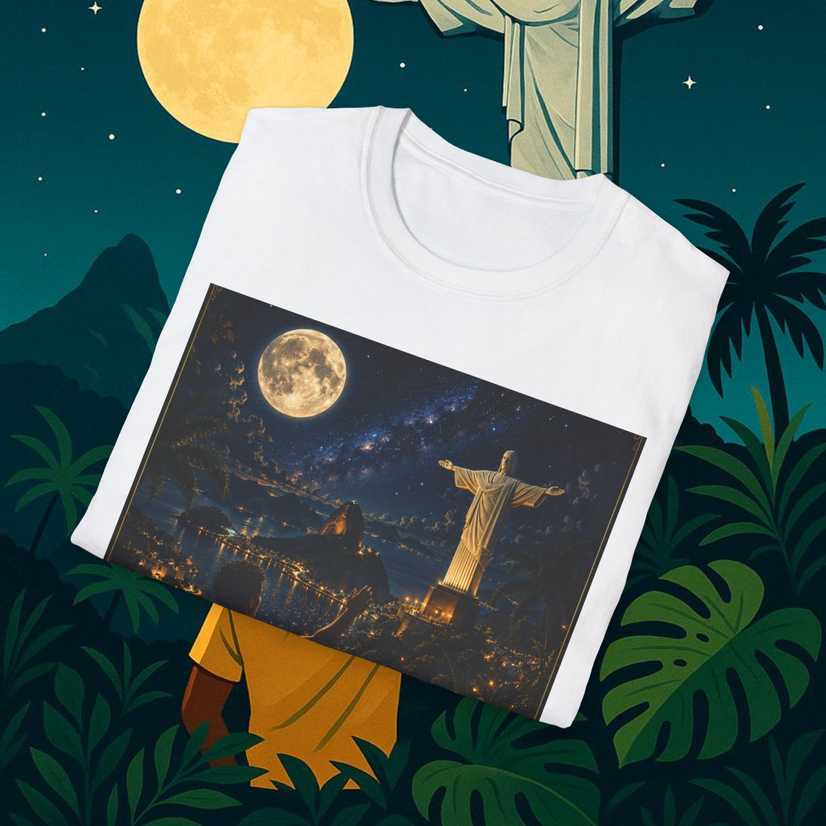 "Camiseta Brasil: Ritmo, Naturaleza y Alegría Infinita 🎶🌴🏖️"