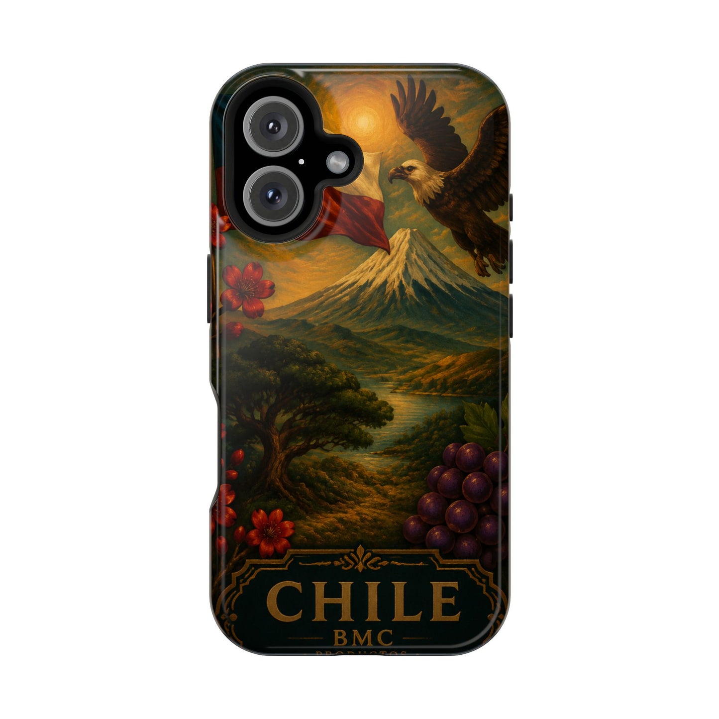 "Funda Magnética Reforzada Magnética Reforzada Chile: Naturaleza Indómita y Horizontes Eternos 🏔️🍇🏜️"