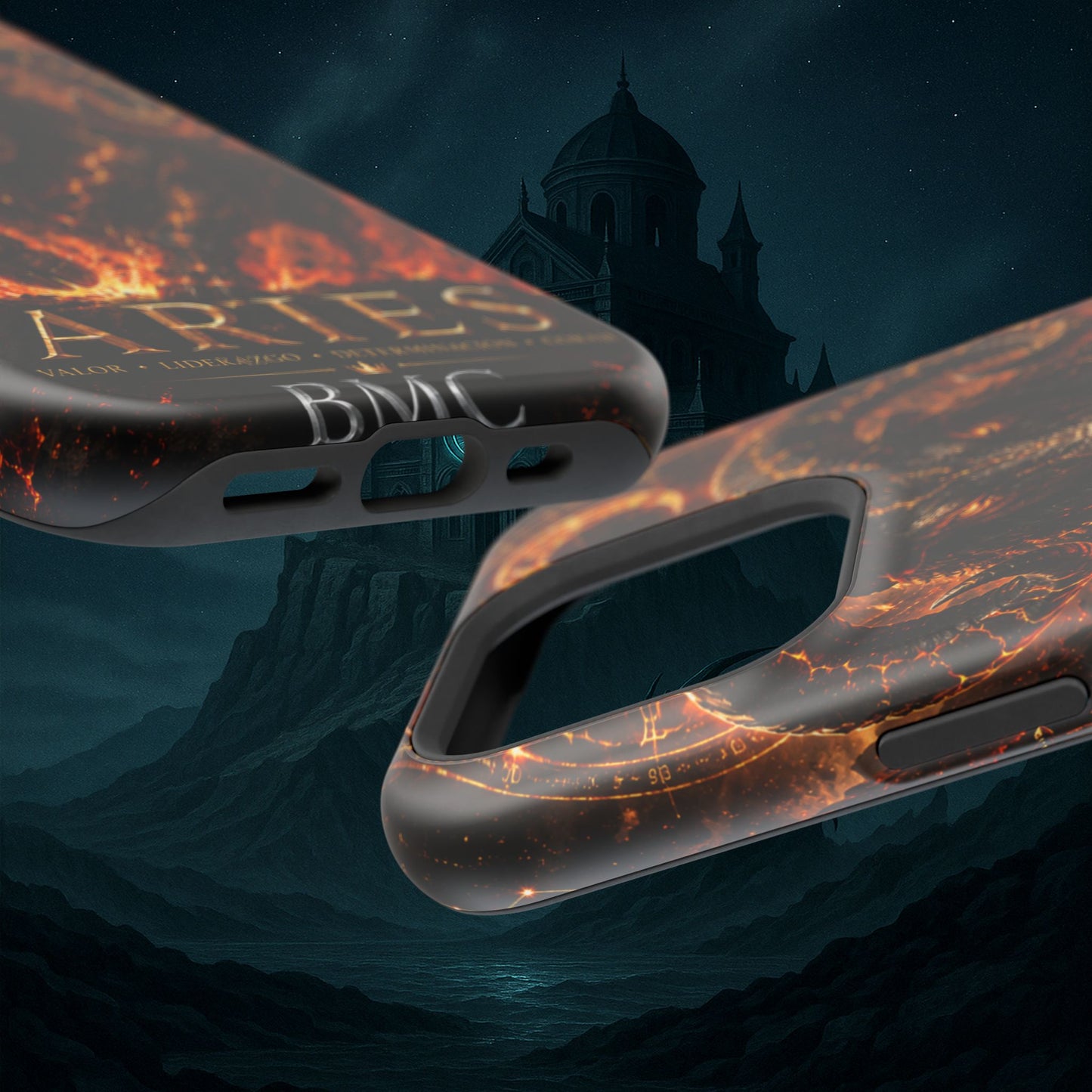 "Funda Magnética Reforzada ♈ Aries — Espíritu de fuego"