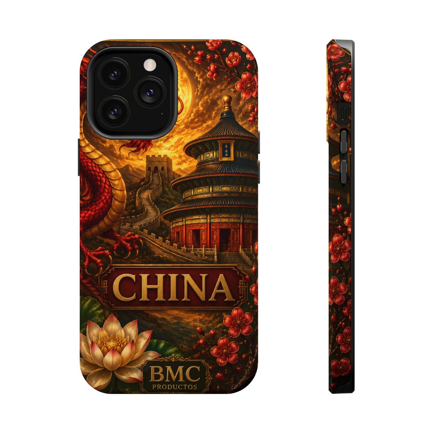 "Funda Magnética Reforzada Magnética Reforzada China – Dragones, murallas y leyendas eternas"