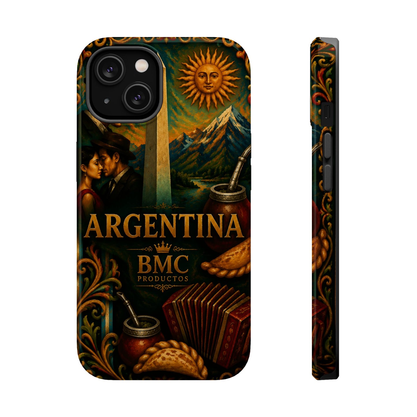 "Funda Magnética Reforzada Argentina: Pasión, Tradición y Tierra de Sueños🔥🏞️"