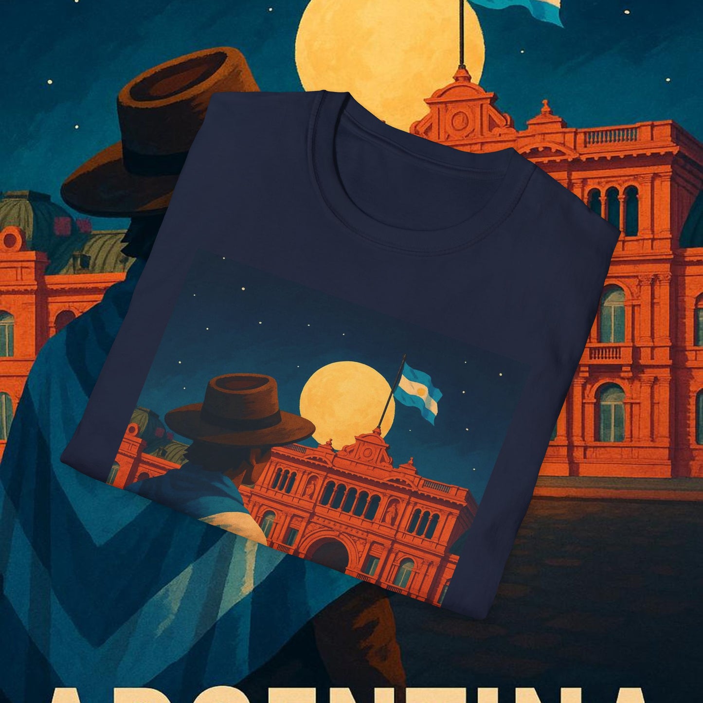 "Camiseta Argentina: Pasión, Tradición y Tierra de Sueños 🇦🇷🔥🏞️"