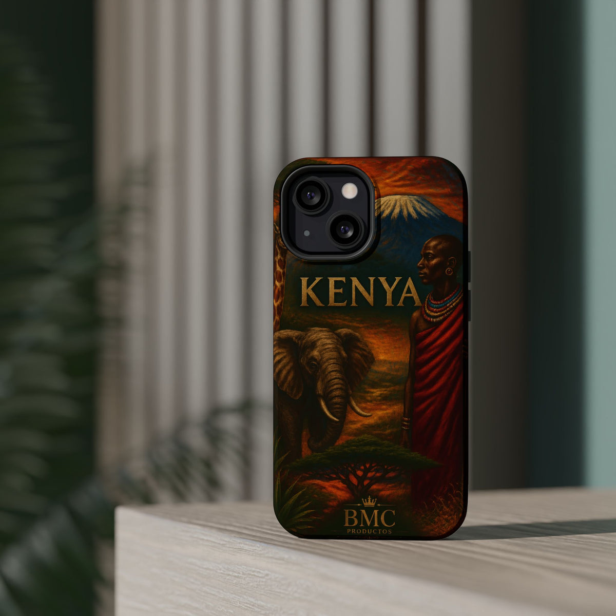 "Reinforced Magnetic Case Kenya: Wild Adventure and Land of Infinite Horizons 🦁🌄🏕️"