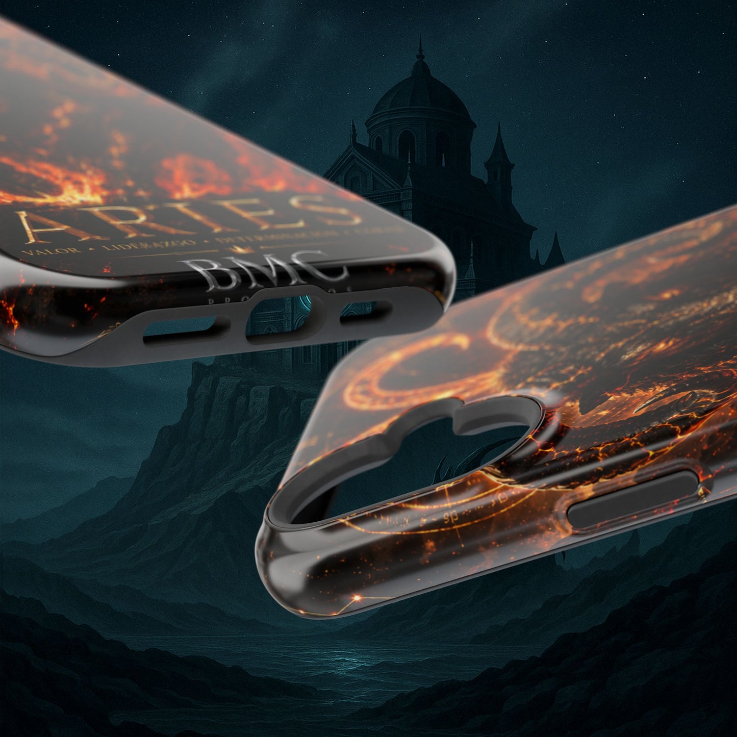 "Funda Magnética Reforzada ♈ Aries — Espíritu de fuego"