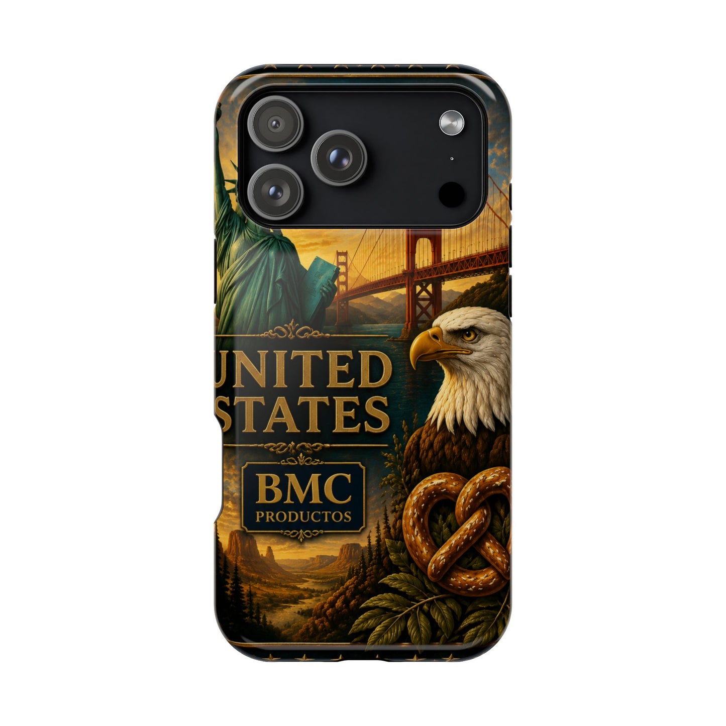"Funda Magnética Reforzada Estados Unidos: Sueños, Libertad y Grandes Horizontes 🗽🏜️🌆"