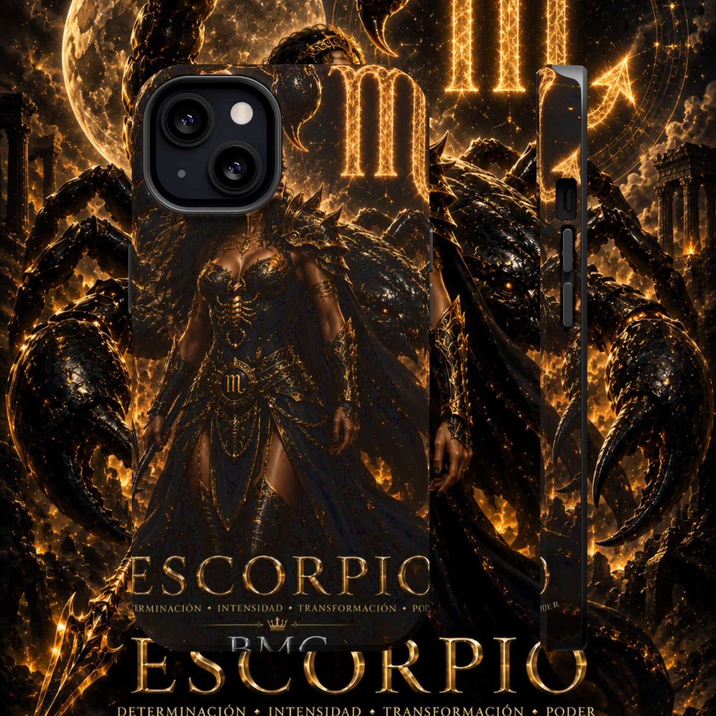 "Funda Magnética Reforzada ESCORPIO M –La Vigilante de las Sombras"