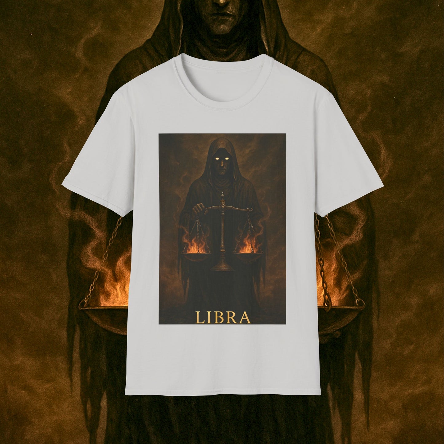 "Camiseta LIBRA – El Guardián del Equilibrio"