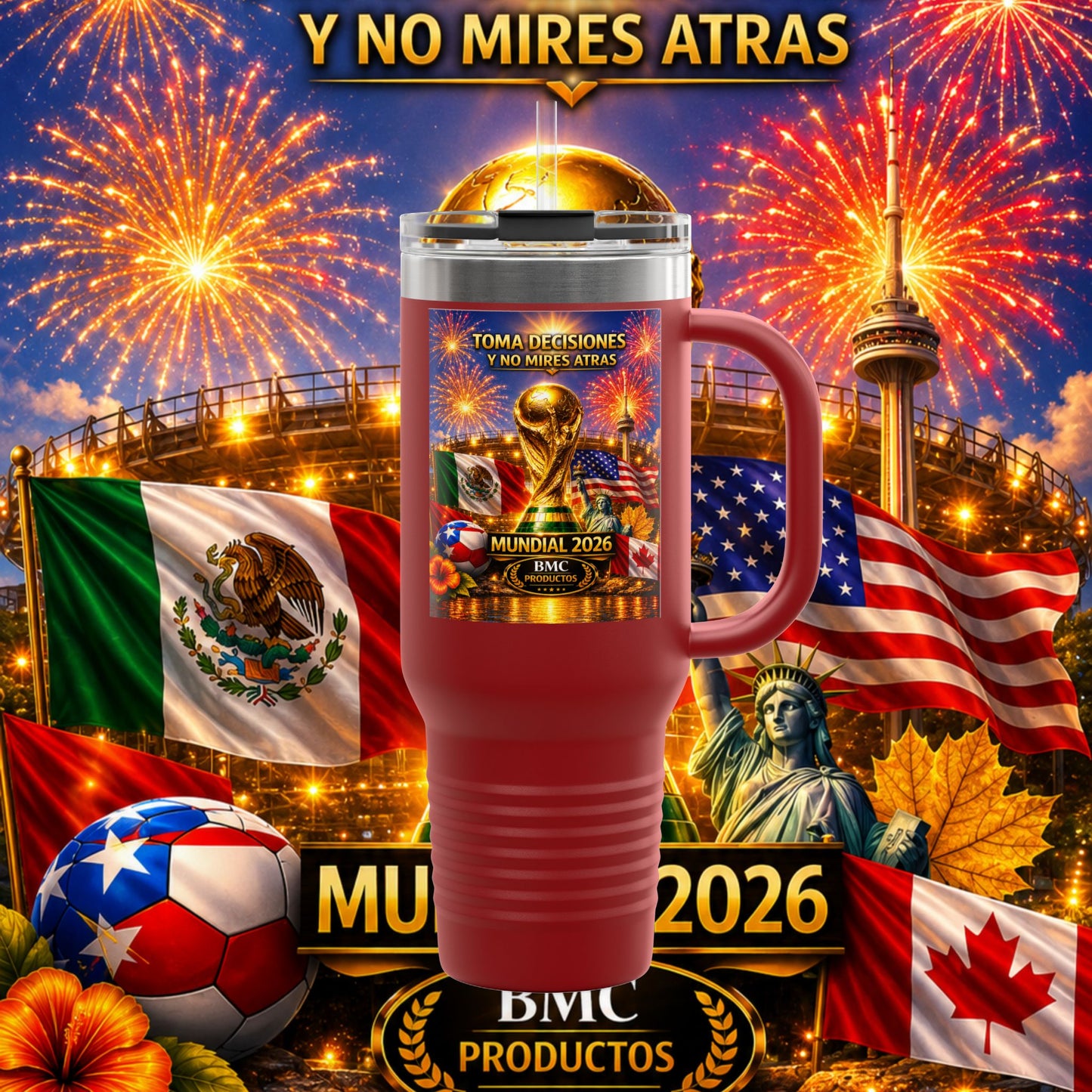 "taza de Viaje Aislada mundial 2026 dia"