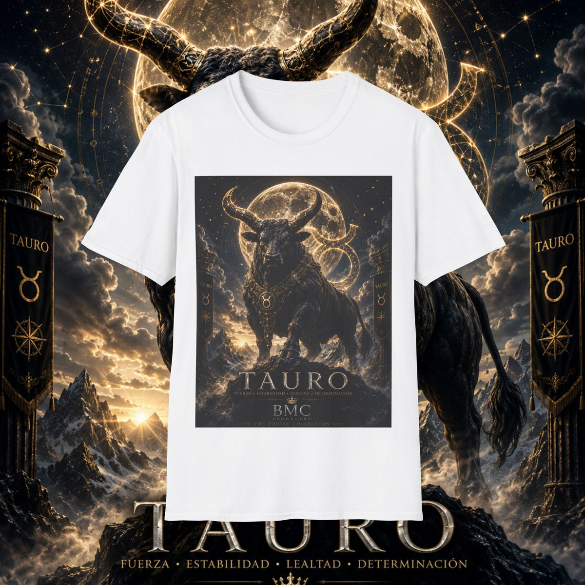 "Camiseta ♉ Tauro — Fuerza silenciosa de la tierra"