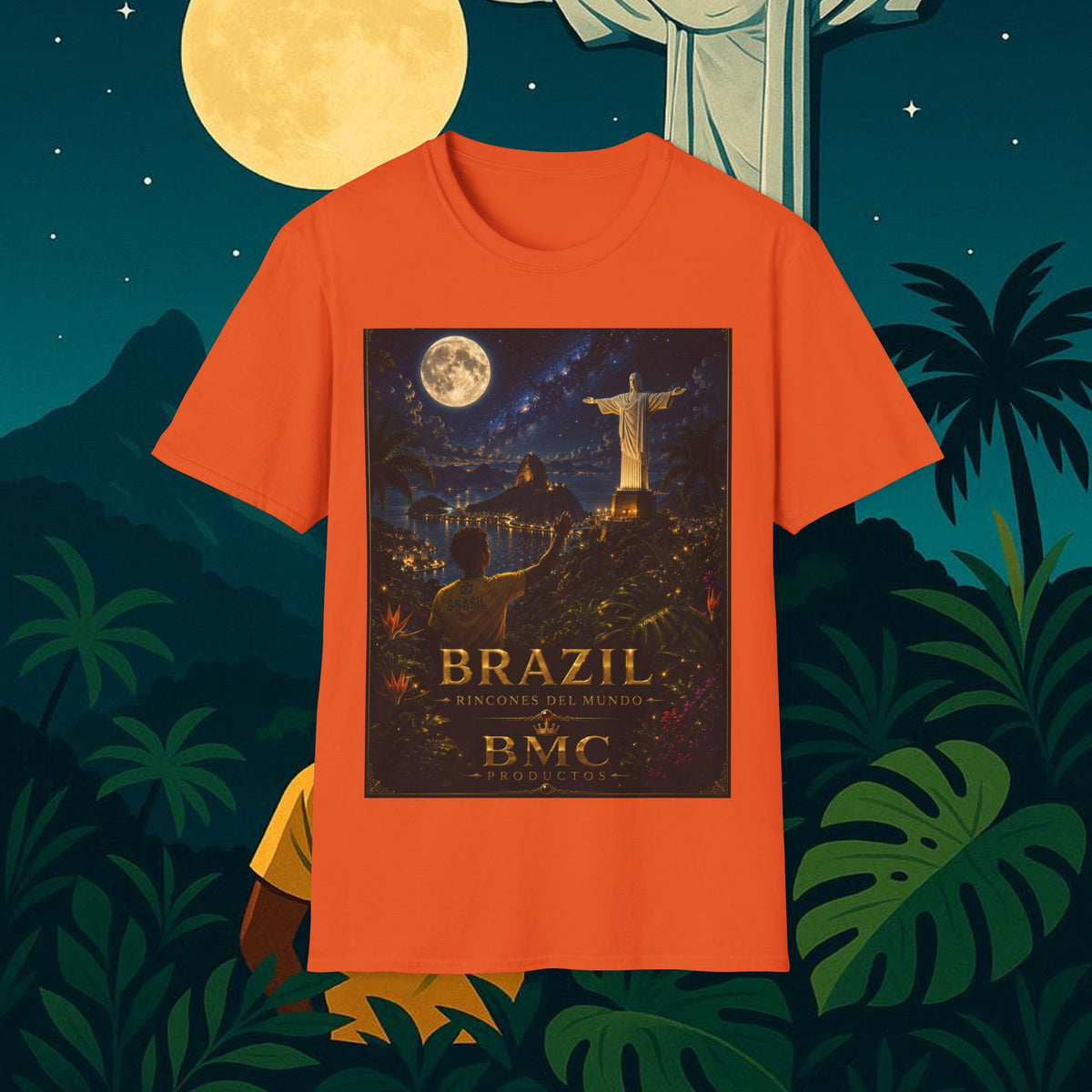 "Camiseta Brasil: Ritmo, Naturaleza y Alegría Infinita 🎶🌴🏖️"