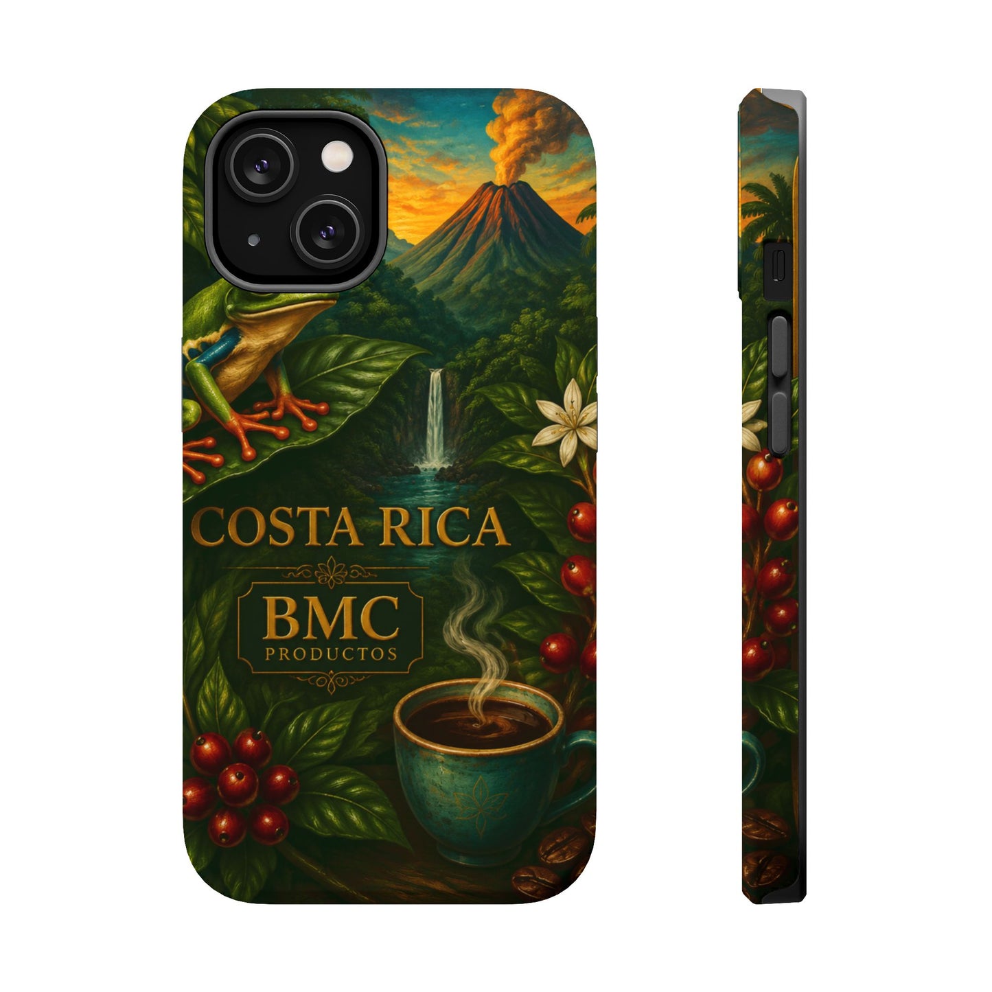 "Funda Magnética Reforzada Magnética Reforzada Costa Rica: Pura Vida entre Volcanes y Selvas 🌋🌴🦜"