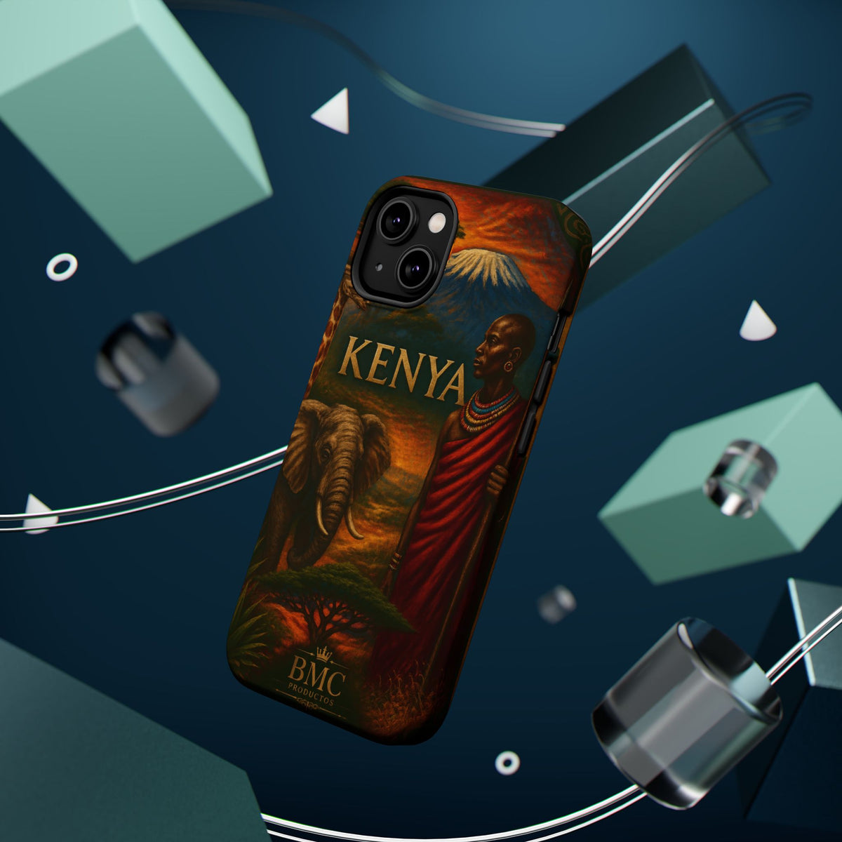 "Reinforced Magnetic Case Kenya: Wild Adventure and Land of Infinite Horizons 🦁🌄🏕️"