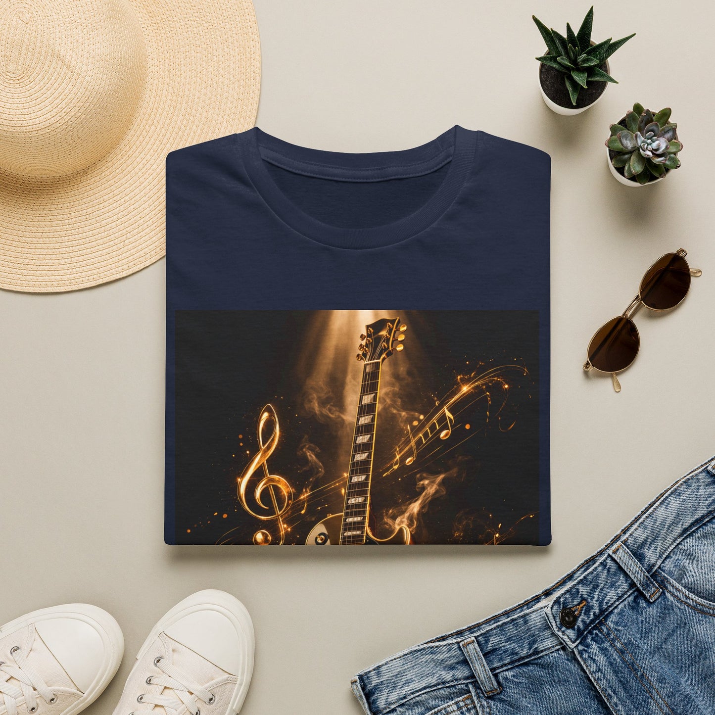 "Camiseta guitarra 🎸🔥Donde vibra una cuerda, nace una llamarada.” 🔥🎸