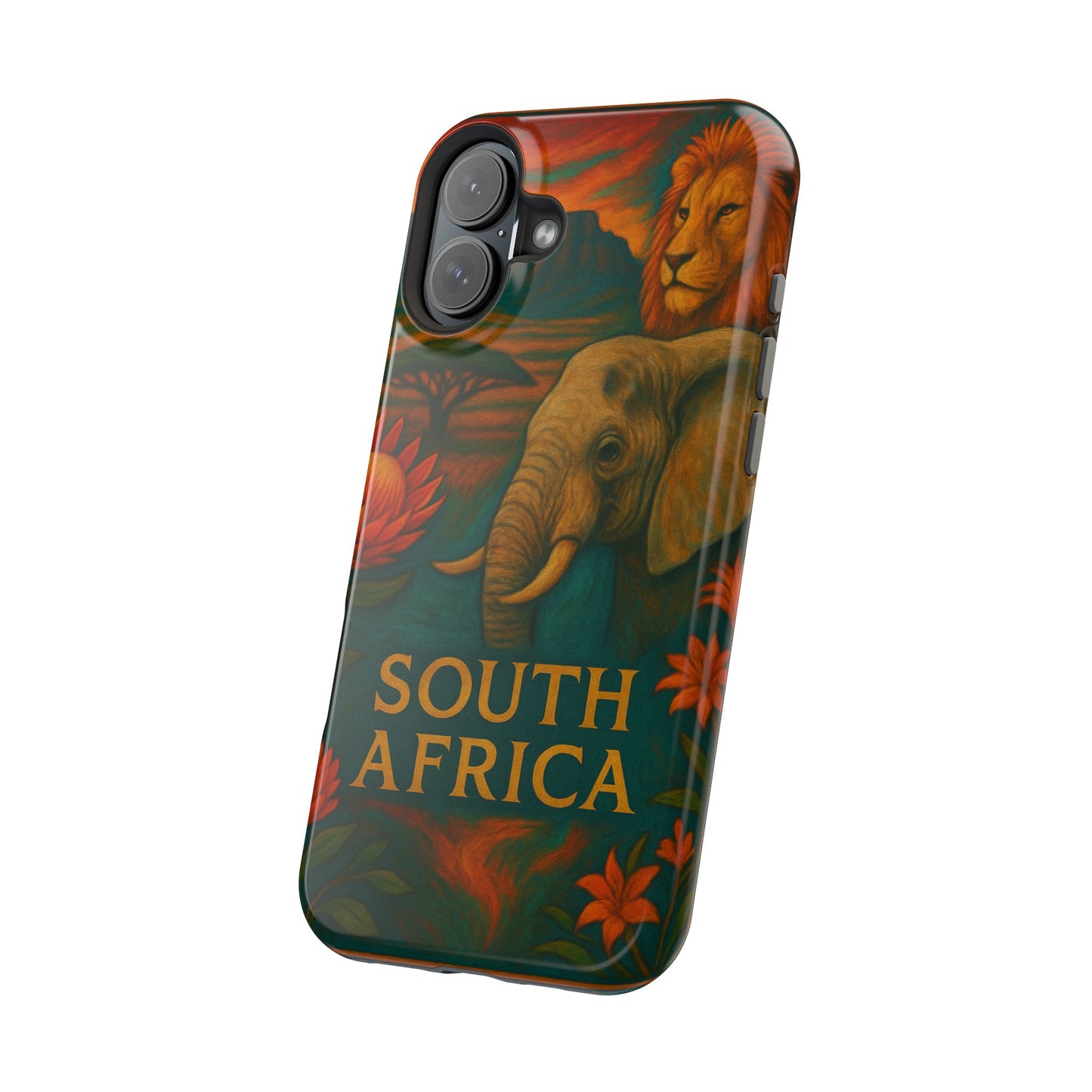 "Funda Magnética Reforzada Magnética Reforzada Sudáfrica 🌍 – Un mundo de aventuras y diversidad"