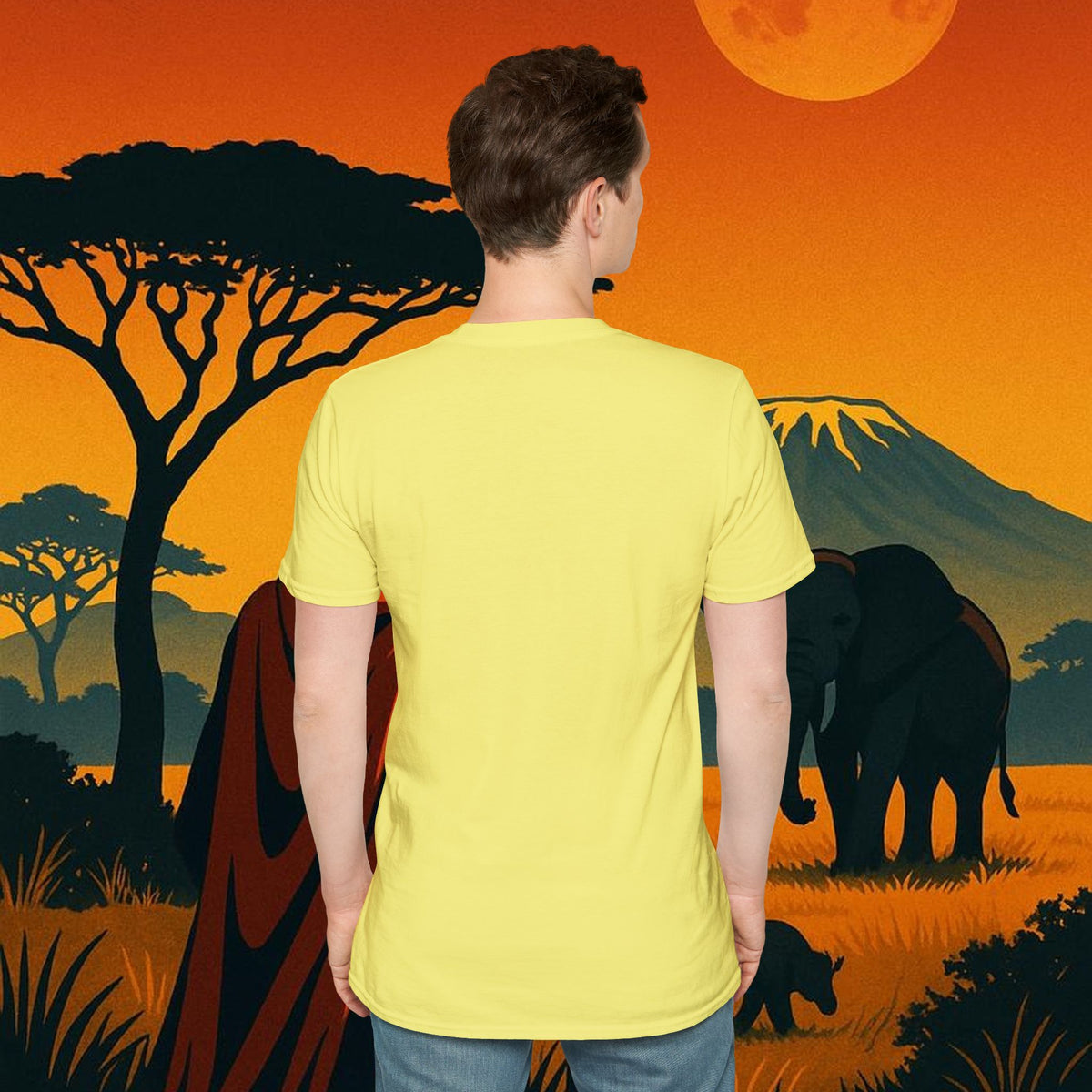 "Camiseta Kenia: Aventura Salvaje y Tierra de Horizontes Infinitos 🦁🌄🏕️"