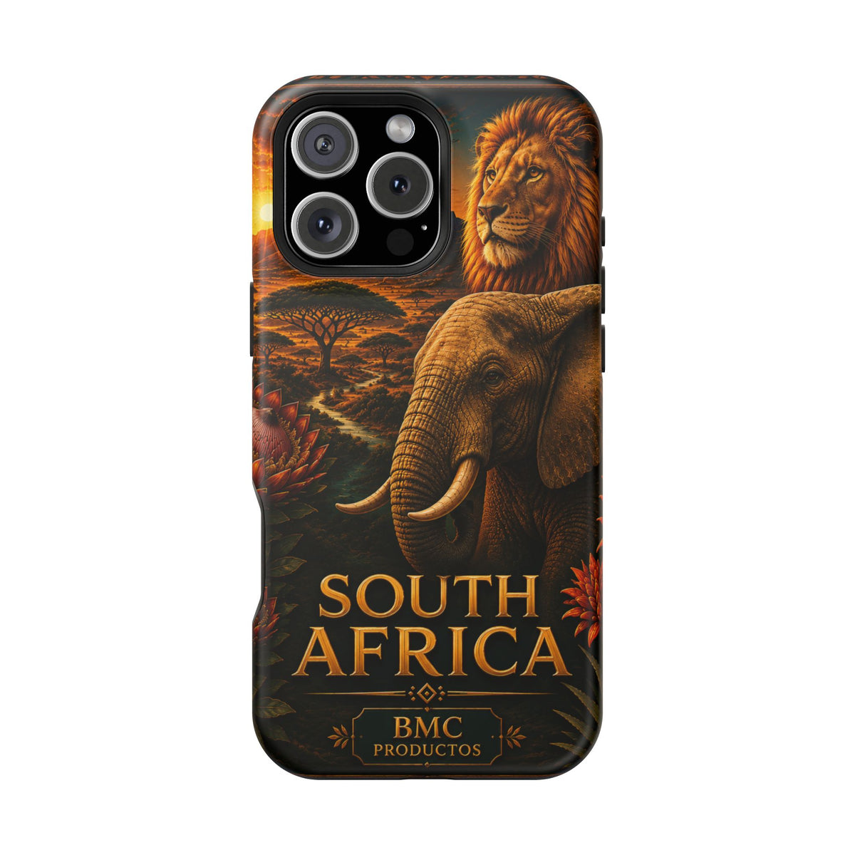 "Reinforced Magnetic Case South Africa 🌍 – A world of adventure and diversity"