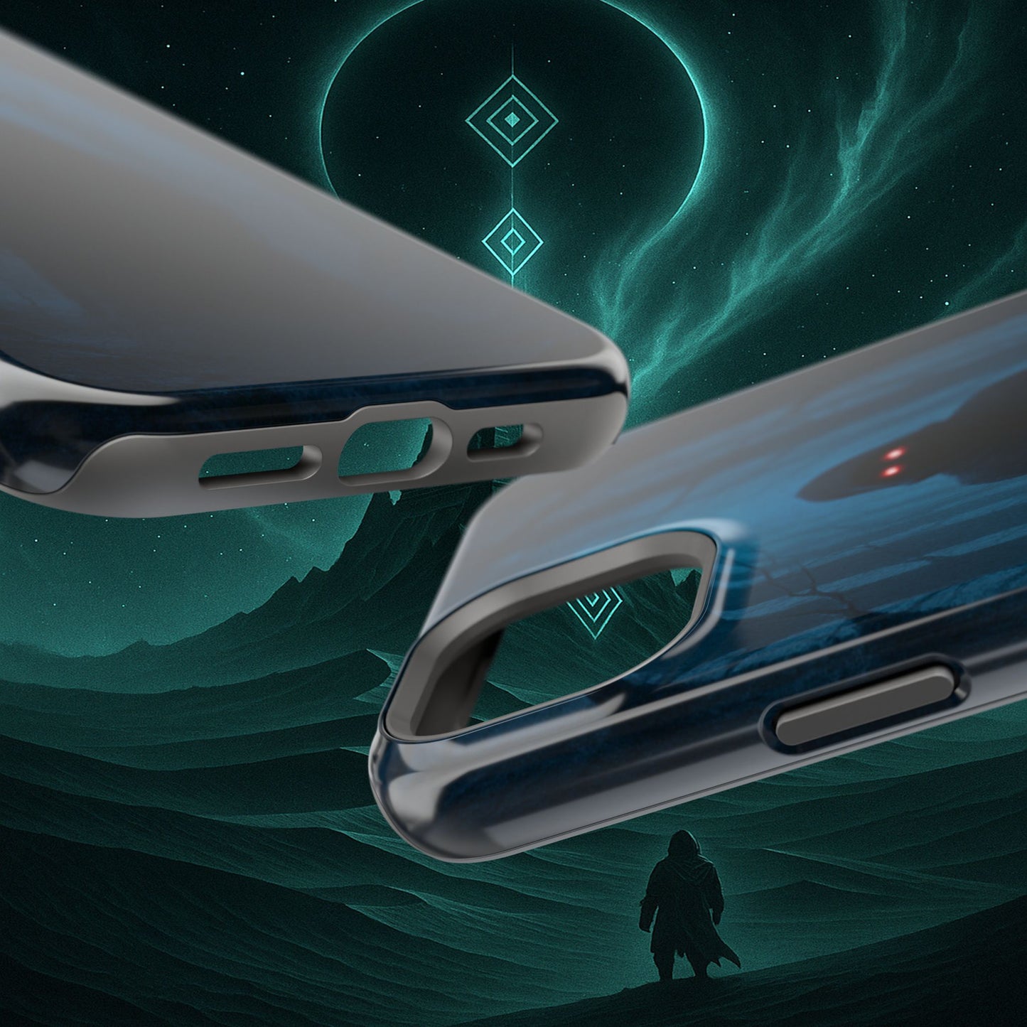 "Funda Magnética Reforzada🖤 El Vigía del Bosque Oscuro"