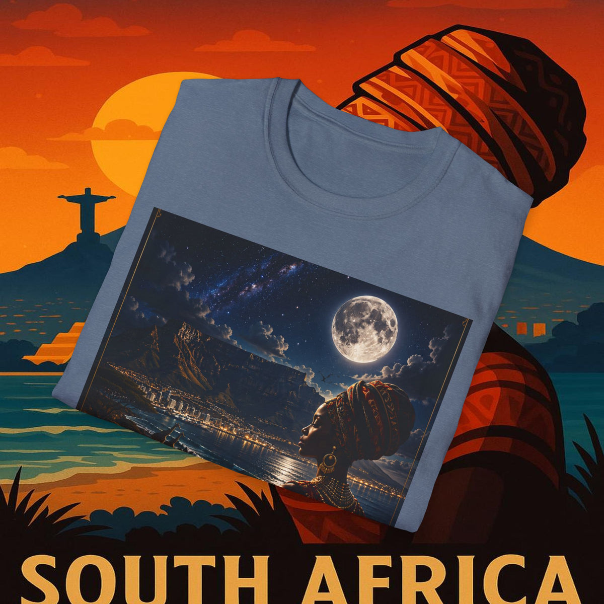 "Camiseta Sudáfrica 🌍 – Un mundo de aventuras y diversidad"